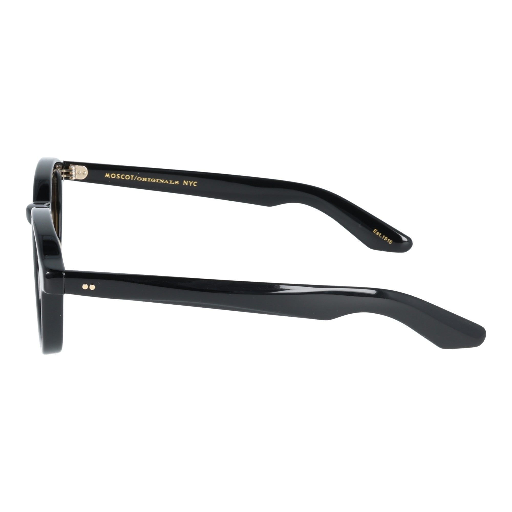 Moscot | Dahven occhiali da sole pantos Nero con lenti gialle laterale