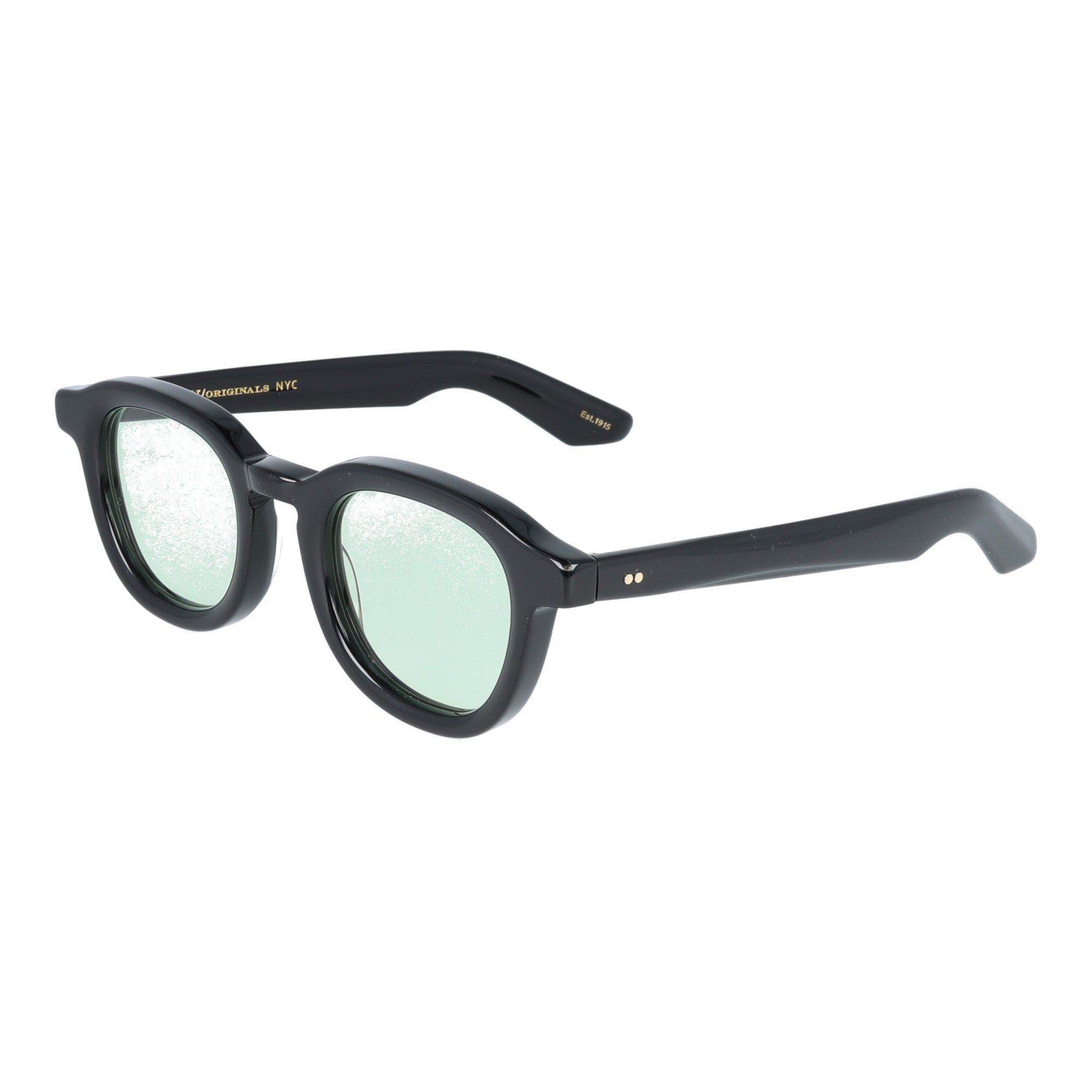 Moscot | Dahven occhiali da sole uomo Nero con lenti azzurre