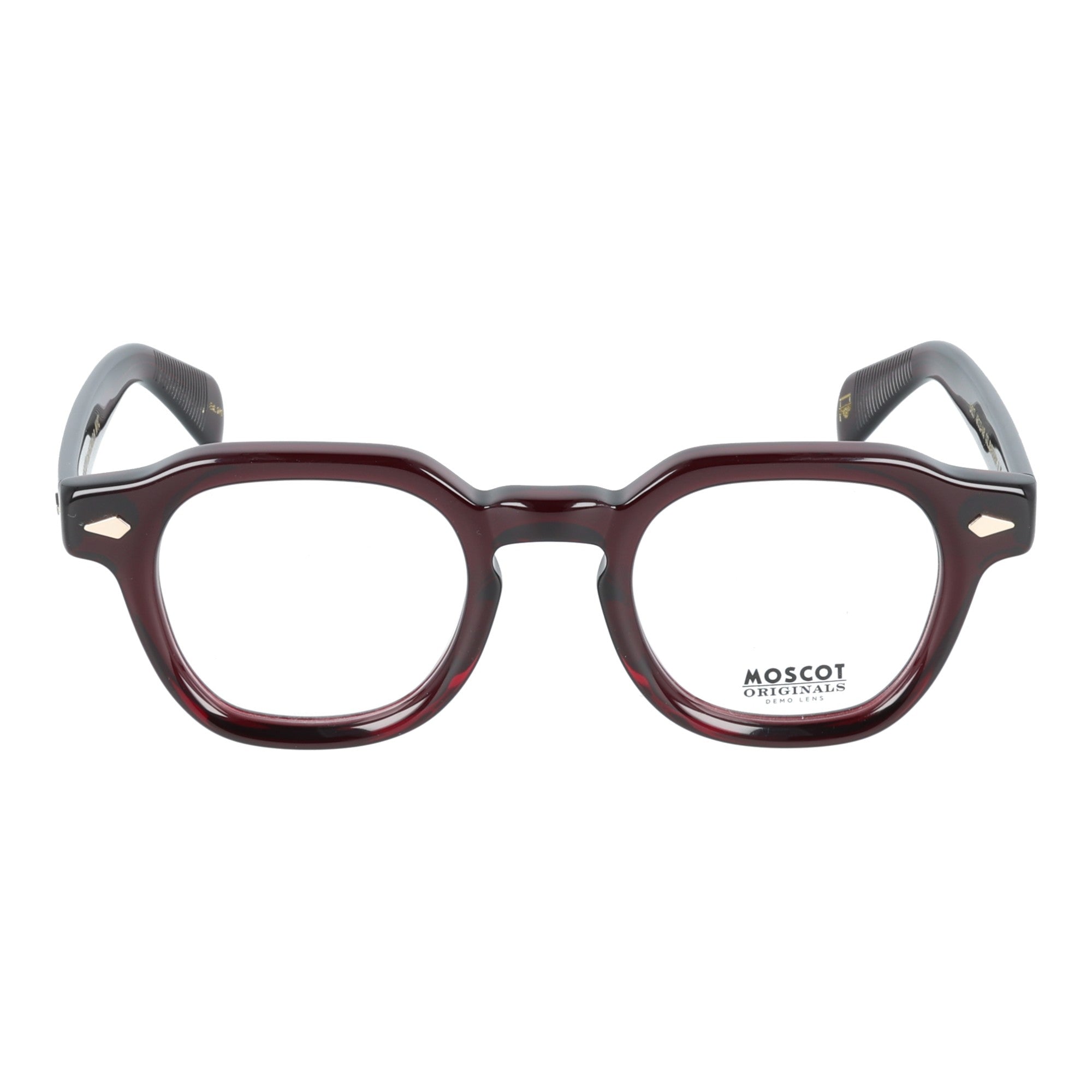 Moscot | Dolt occhiali da vista uomo Bordeaux, frontale