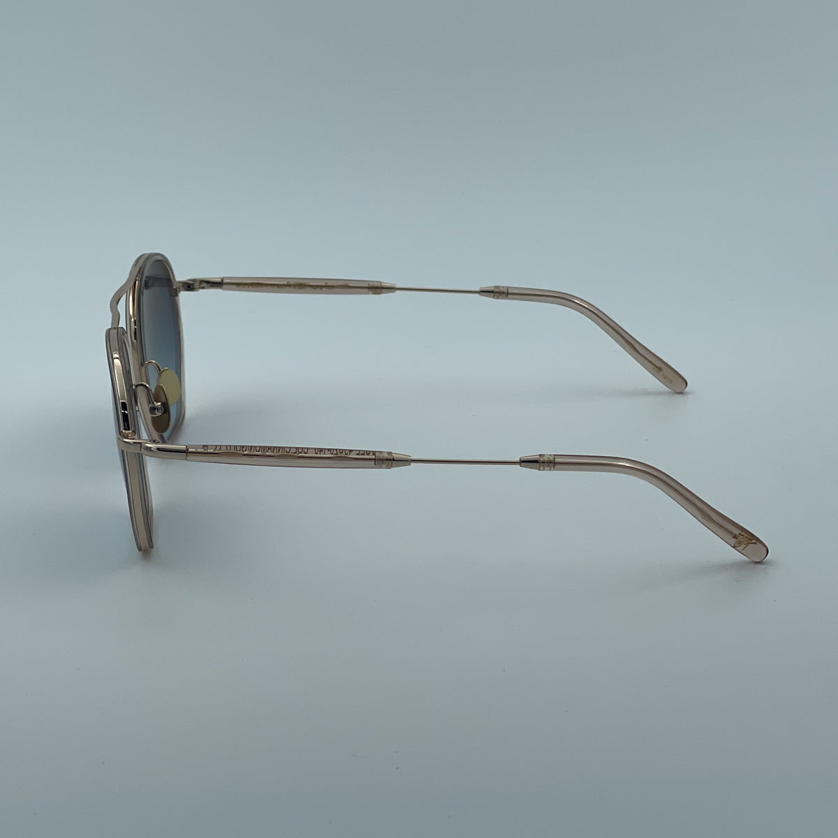 Moscot Kugel Sun occhiali da sole unisex metallo dorato satinato color cinnamon