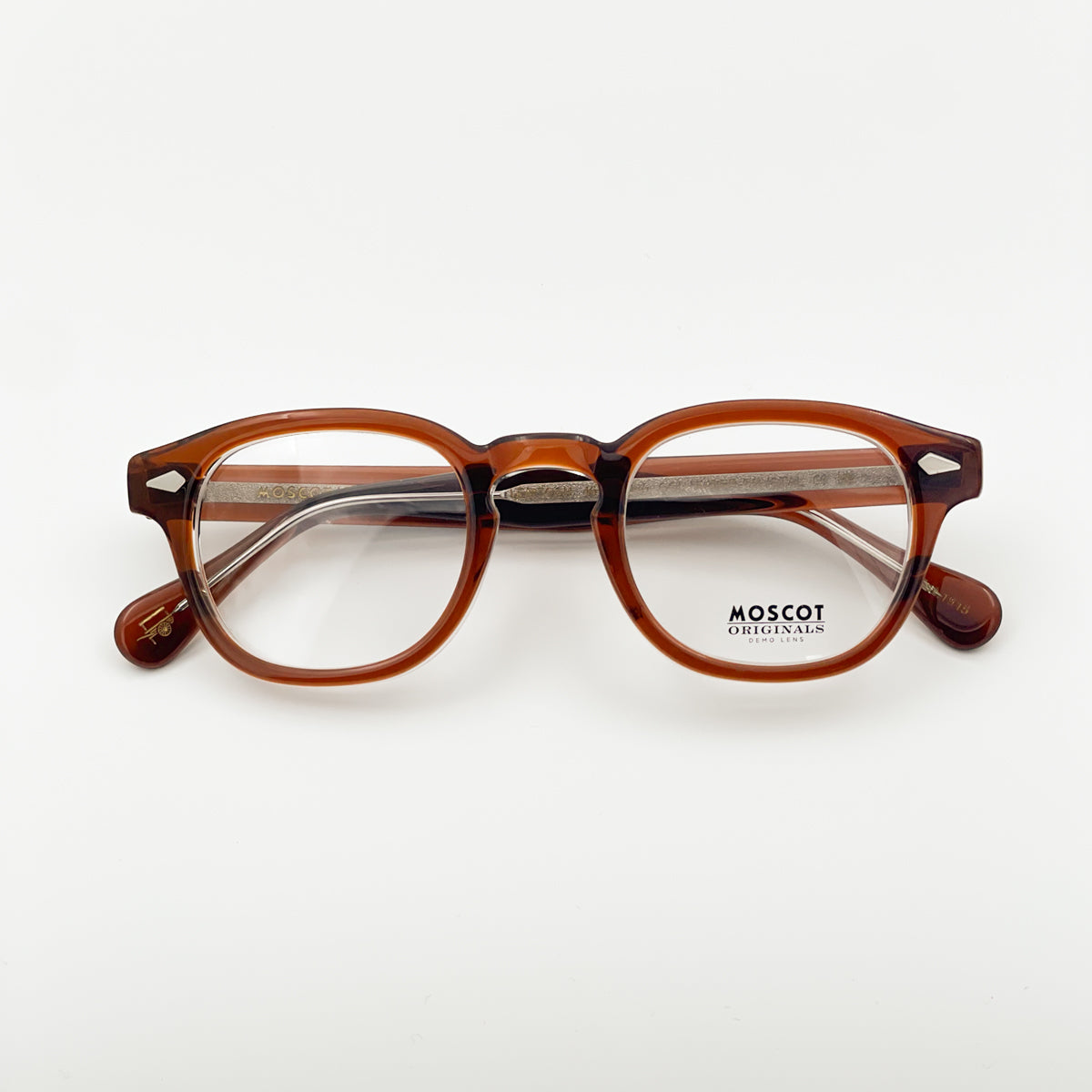 Moscot Lemtosh occhiali da vista da uomo umber crystal brown color