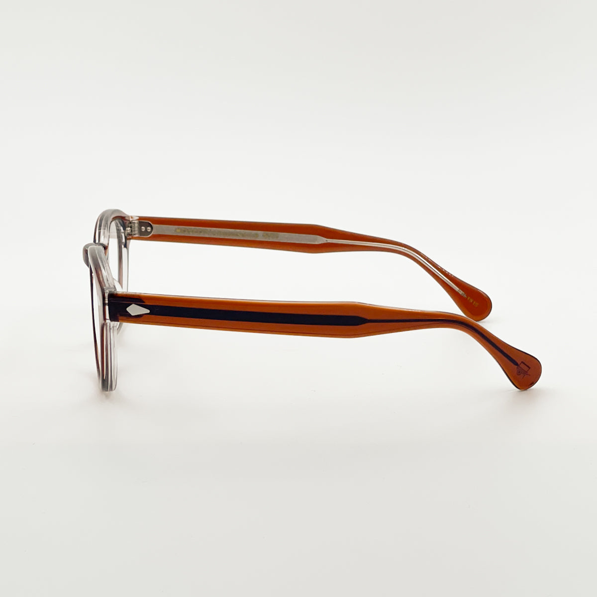 Moscot Lemtosh occhiali da vista da uomo umber crystal brown color