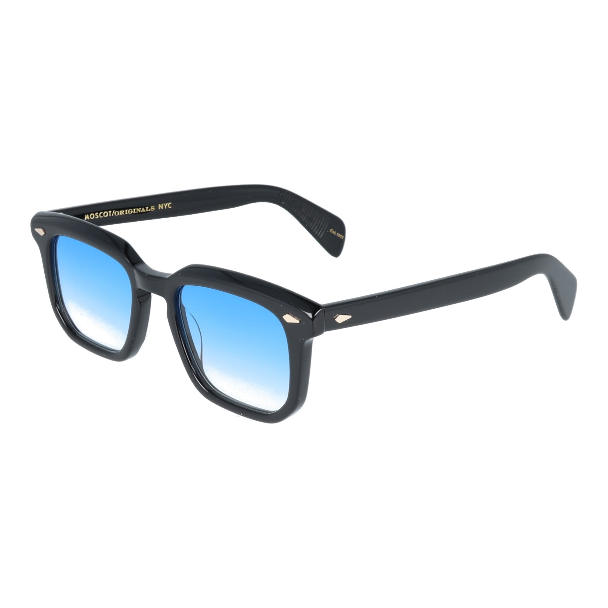 Moscot | Zissel occhiali da sole uomo lenti sfumate azzurre Nero
