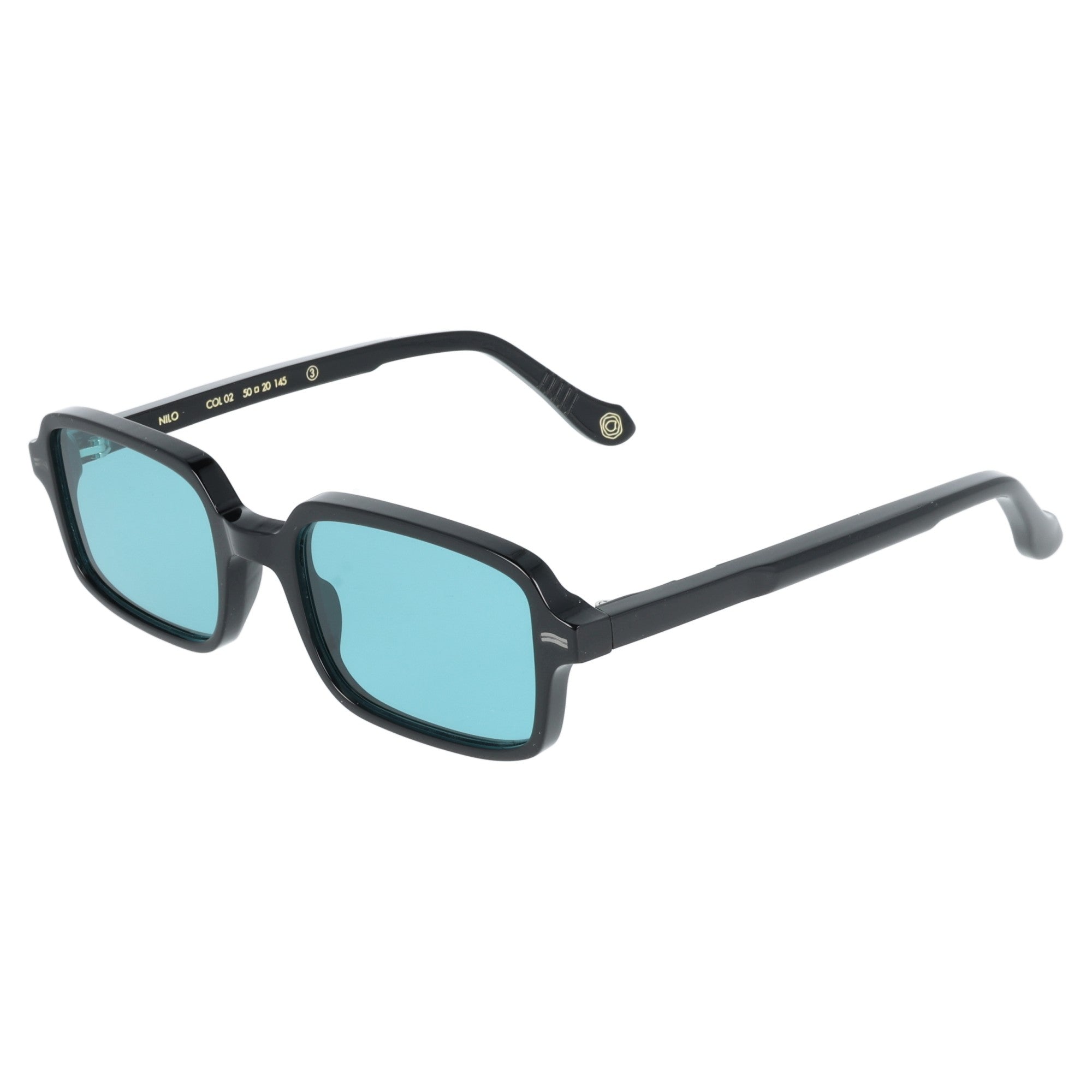 Kyme | Nilo - Nero lenti azzurre / Nero / Arancione / Havana