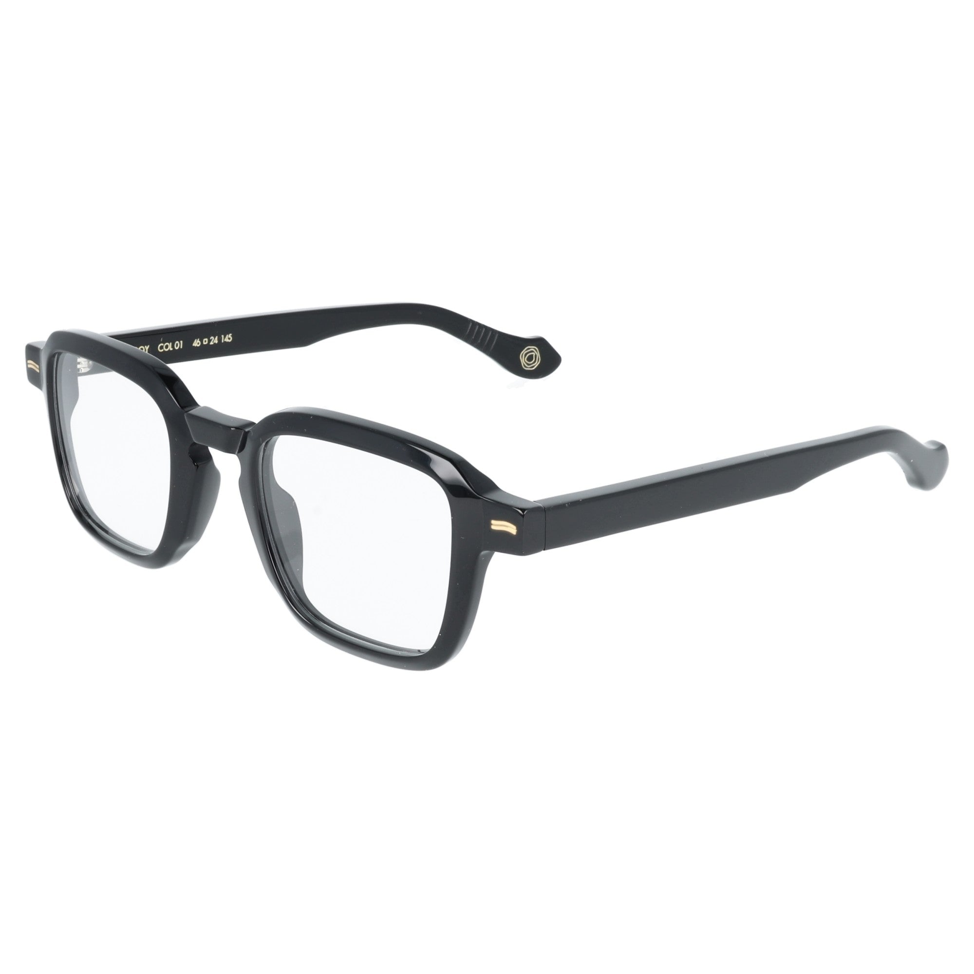 Occhiali da vista da uomo Troy Kyme nero squadrati