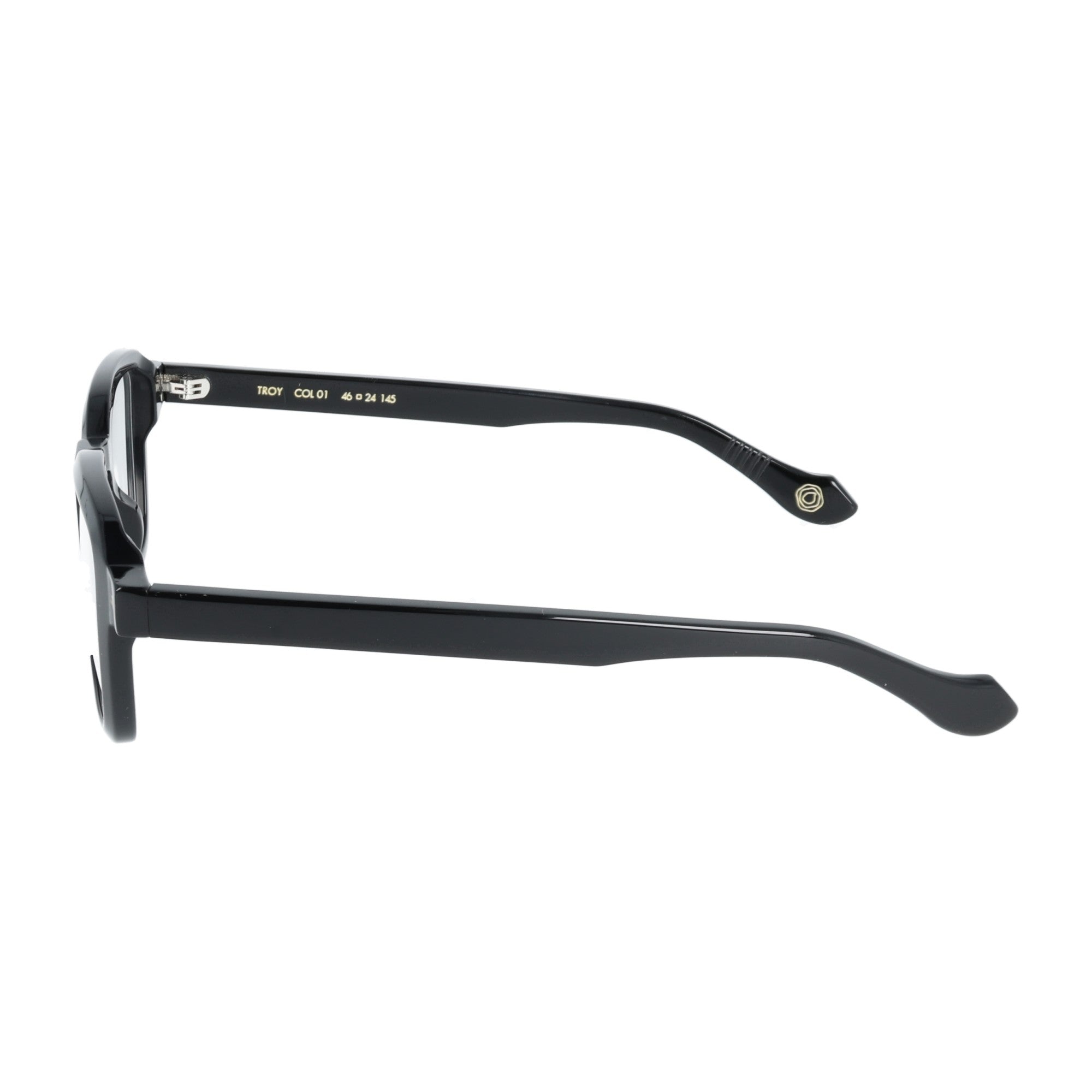 Occhiali da vista da uomo Troy Kyme nero squadrati