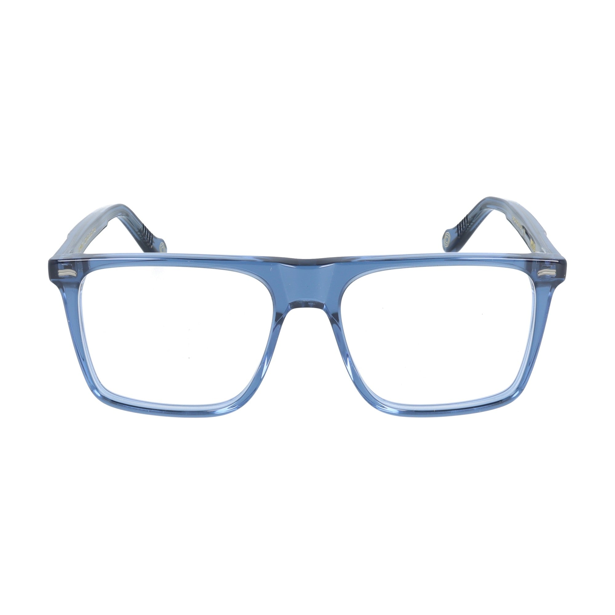 Occhiali da vista da uomo modello Corrado di Kyme blu rettangolari