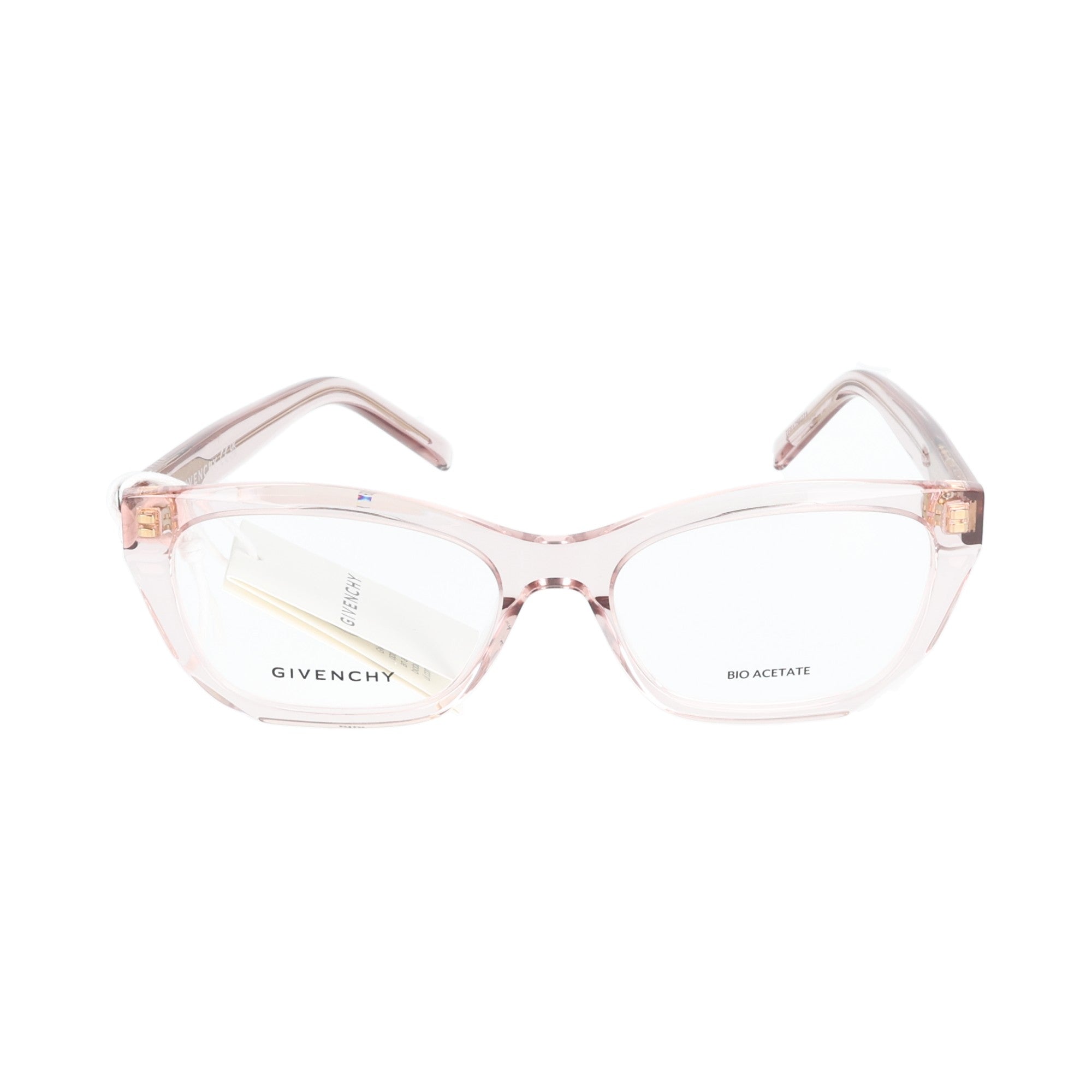 Occhiali da vista donna Givenchy GV50080I colore rosa trasparente vista frontale