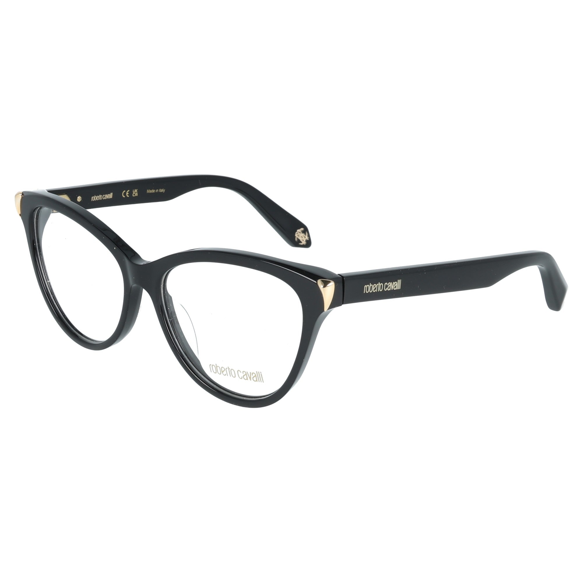 Roberto Cavalli | VRC102 0700 occhiale da vista Nero acetato cateye