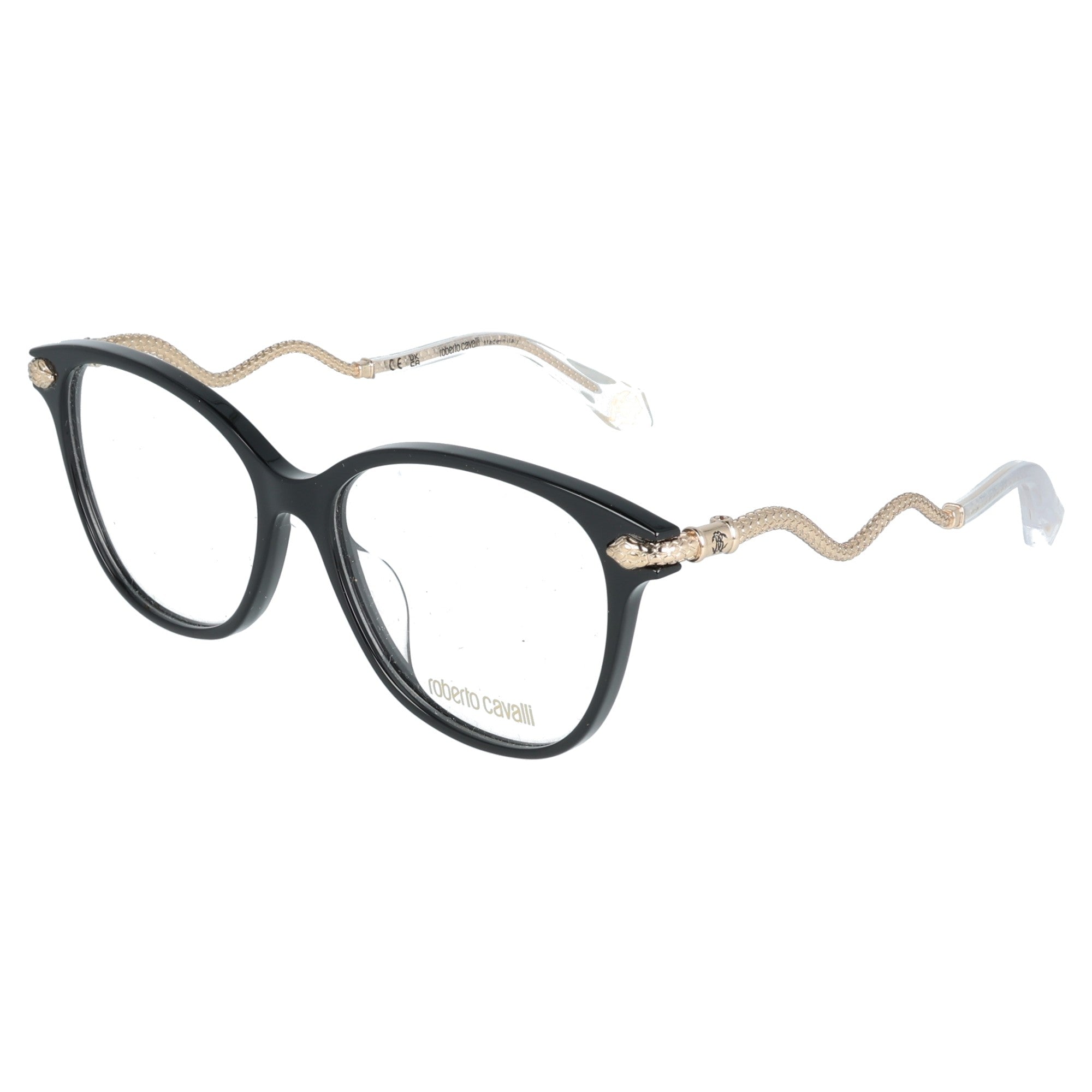 Roberto Cavalli | VRC121 col. 0700 occhiali da vista donna cateye Nero