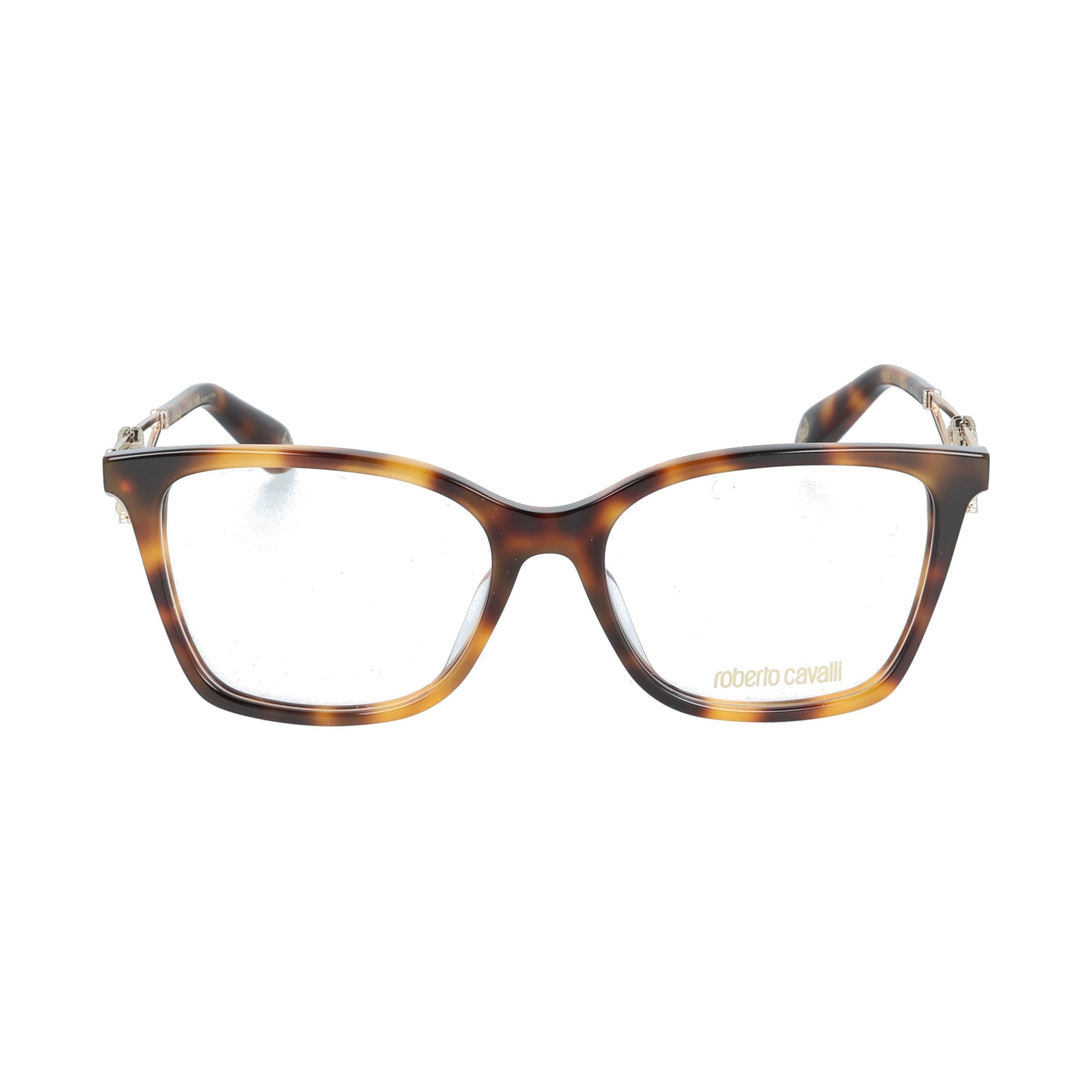 Roberto Cavalli | VRC149 09 occhiale da vista donna acetato cateye - Havana & Oro