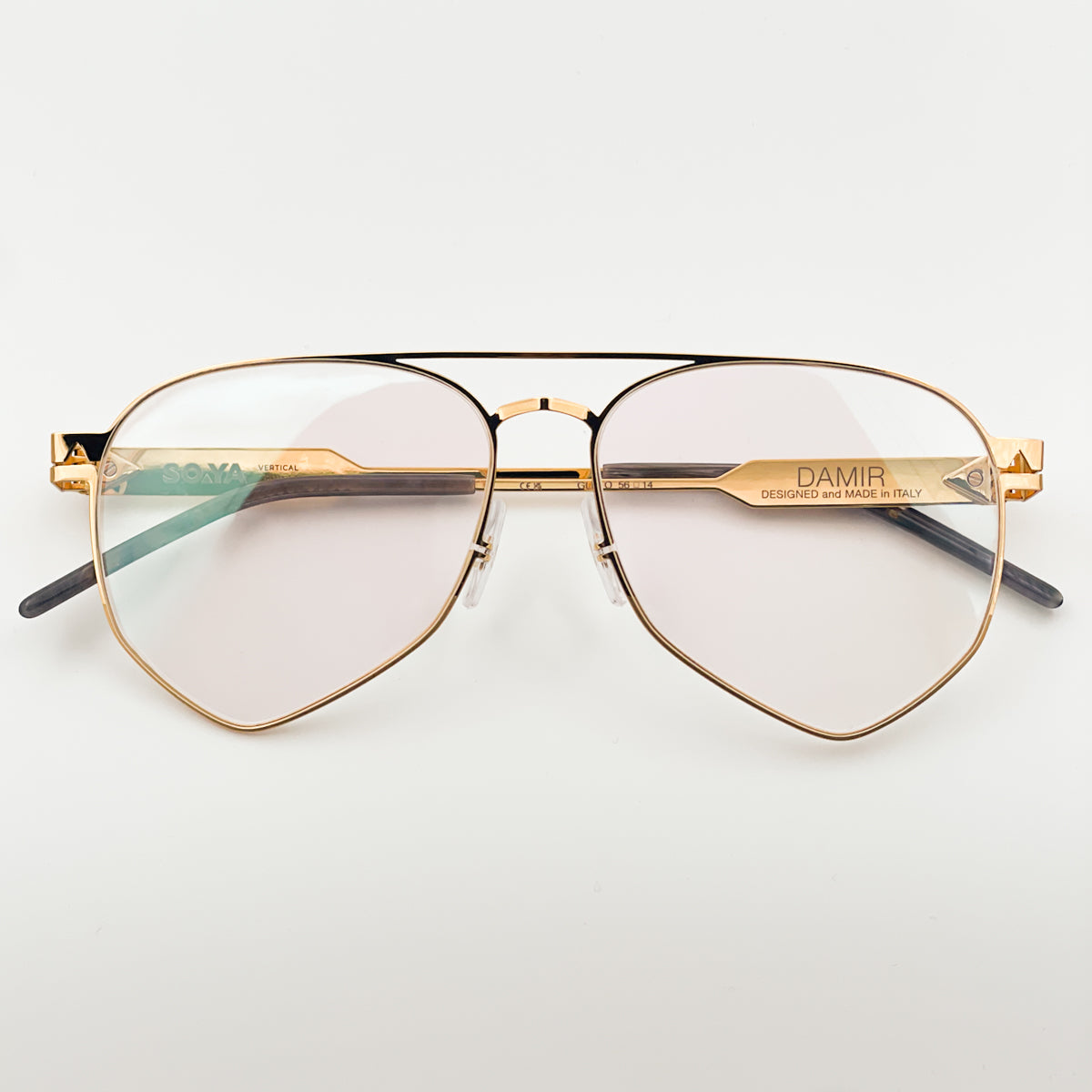 Soya Eyewear Damir Occhiali da vista unisex metallo dorato gold