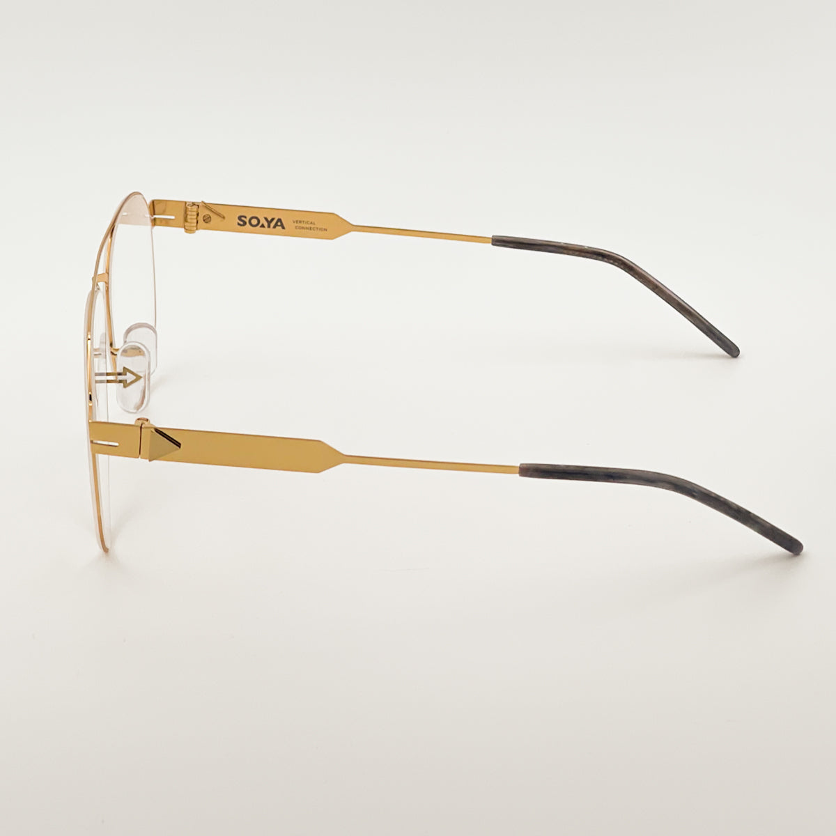 Soya Eyewear Damir Occhiali da vista unisex metallo dorato gold