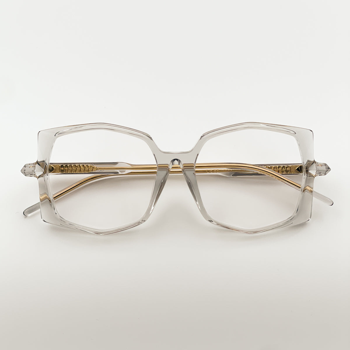 Soya india grigio Occhiale da vista da donna acetato di alta qualità