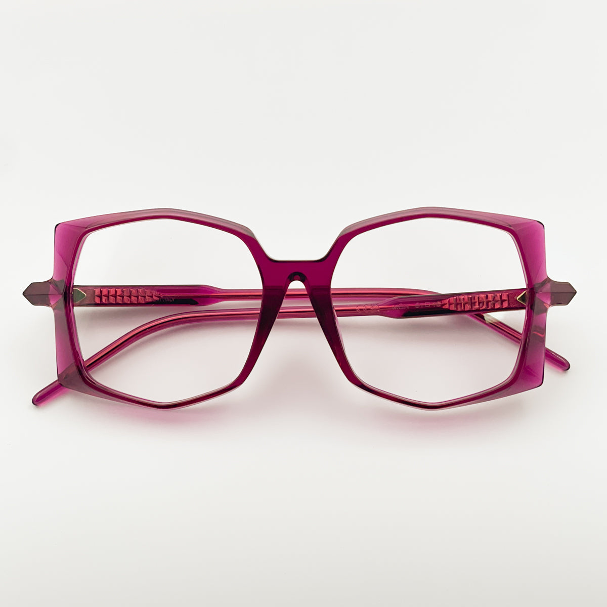 Soya india magenta Occhiale da vista da donna acetato di alta qualità