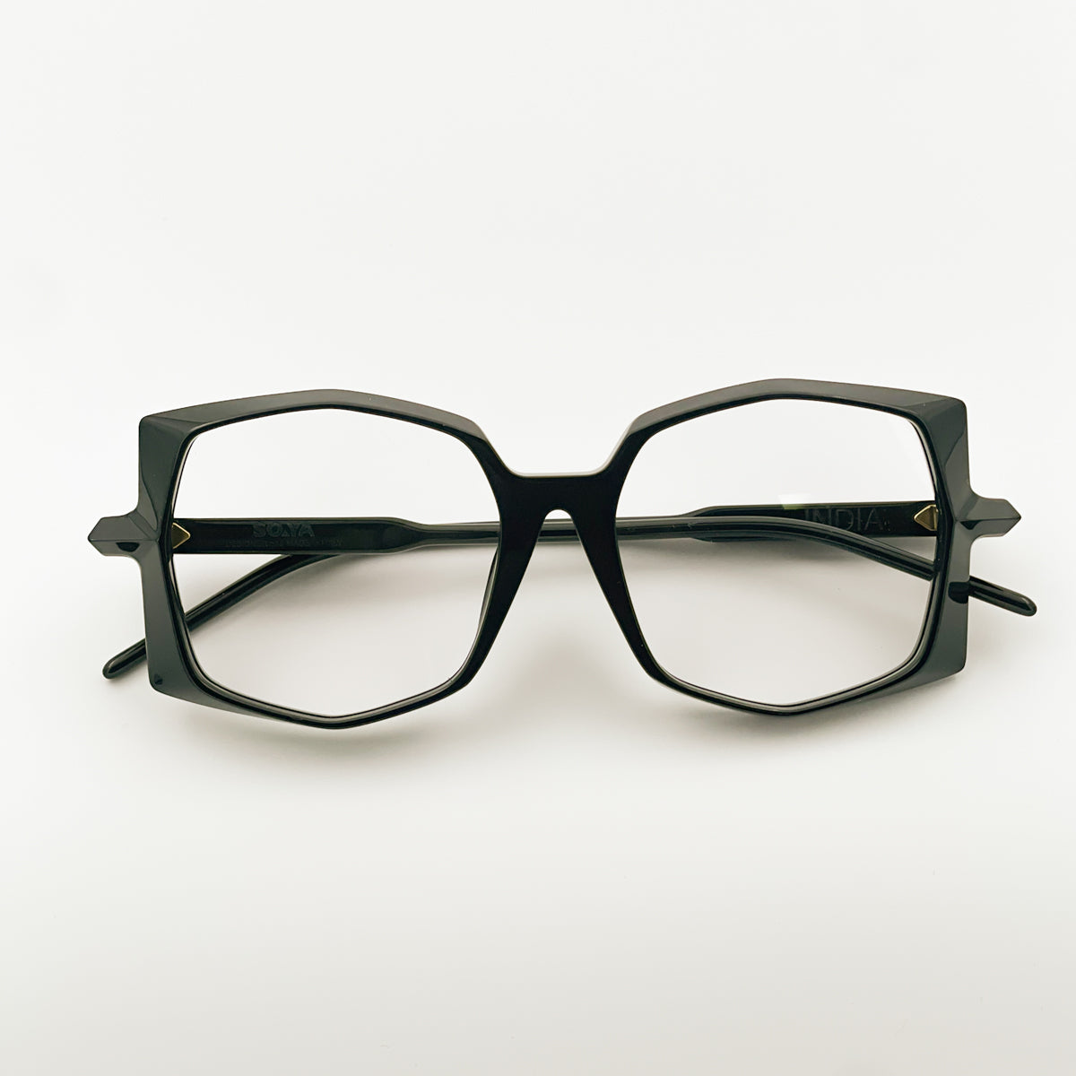Soya india nero Occhiale da vista da donna acetato di alta qualità