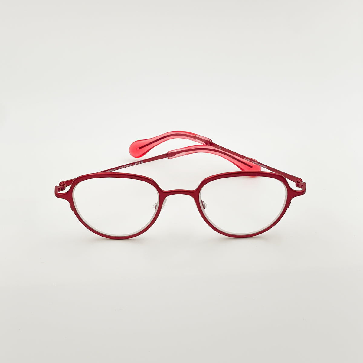 Theo Cesium Red color occhiali da vista unisex
