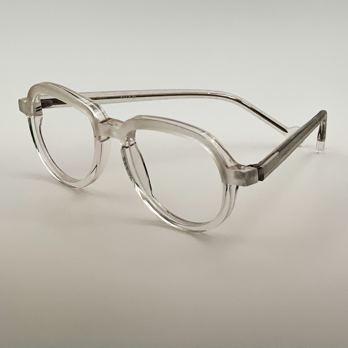 Theo Eyewear Kori Bustard Occhiale da vista unisex bianco trasparente