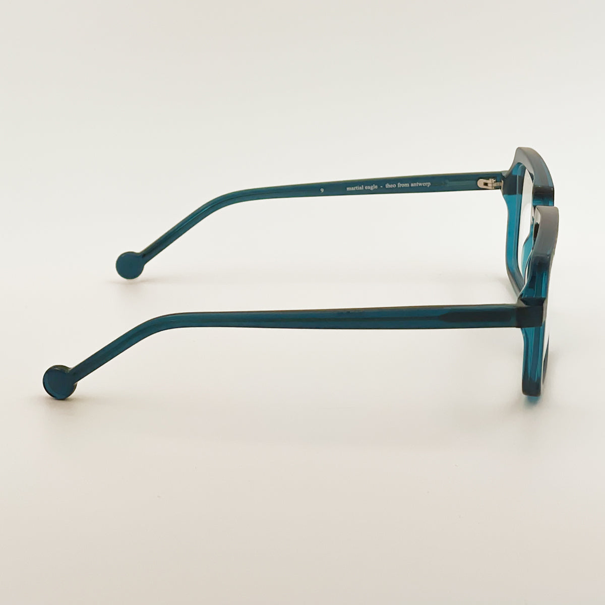 Theo Eyewear Martial Eagle Occhiali da vista acetato di cellulosa blu navy