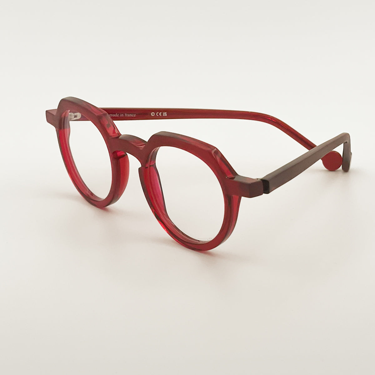 Theo Eyewear Occhiali da vista unisex Common Ostrich rosso