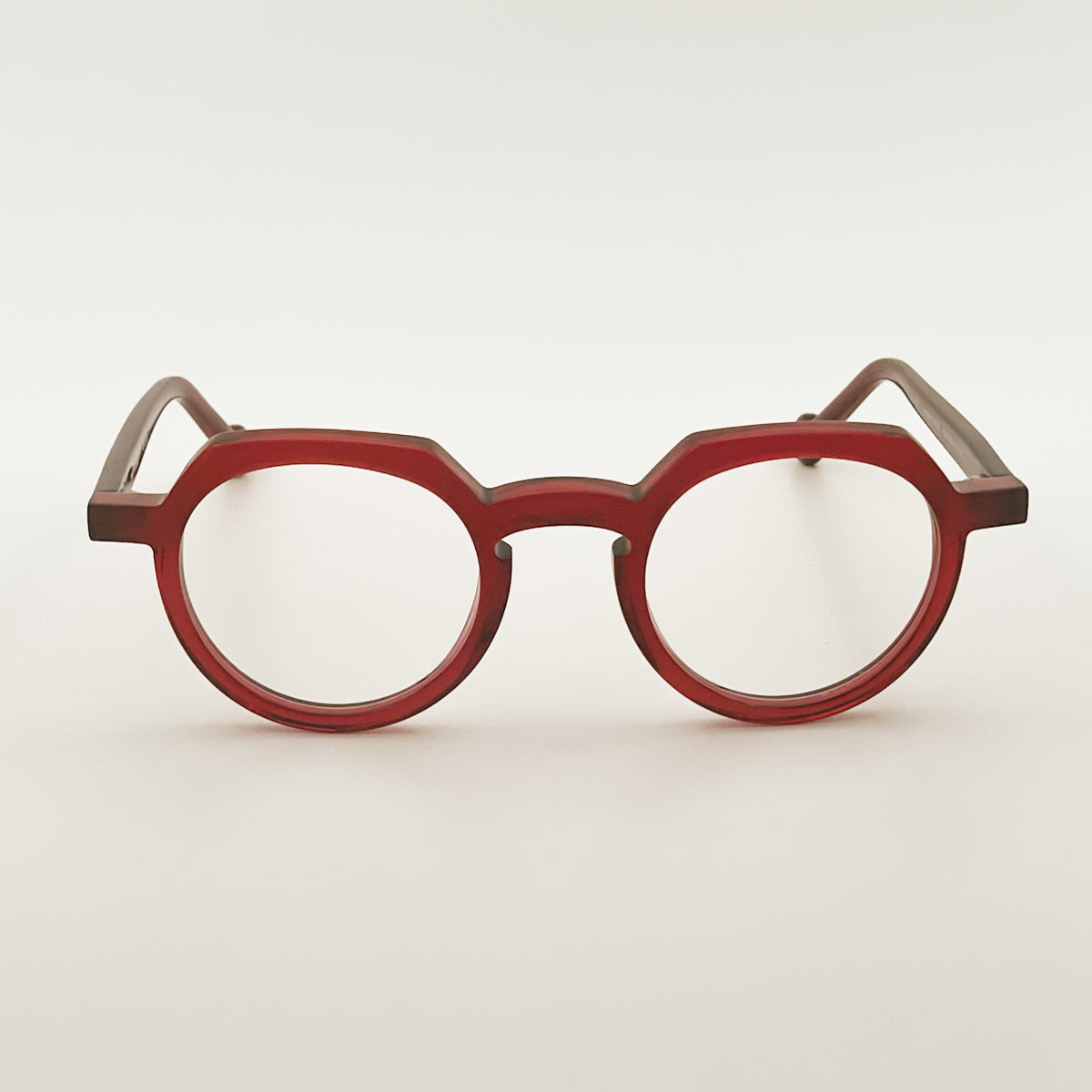 Theo Eyewear Occhiali da vista unisex Common Ostrich rosso