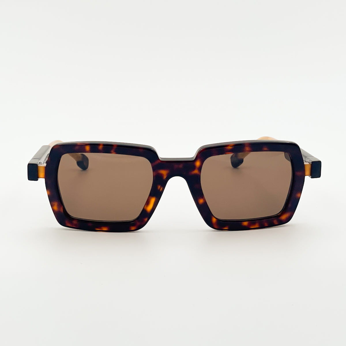 Theo Eyewear occhiali da sole da donna tartarugato marrone