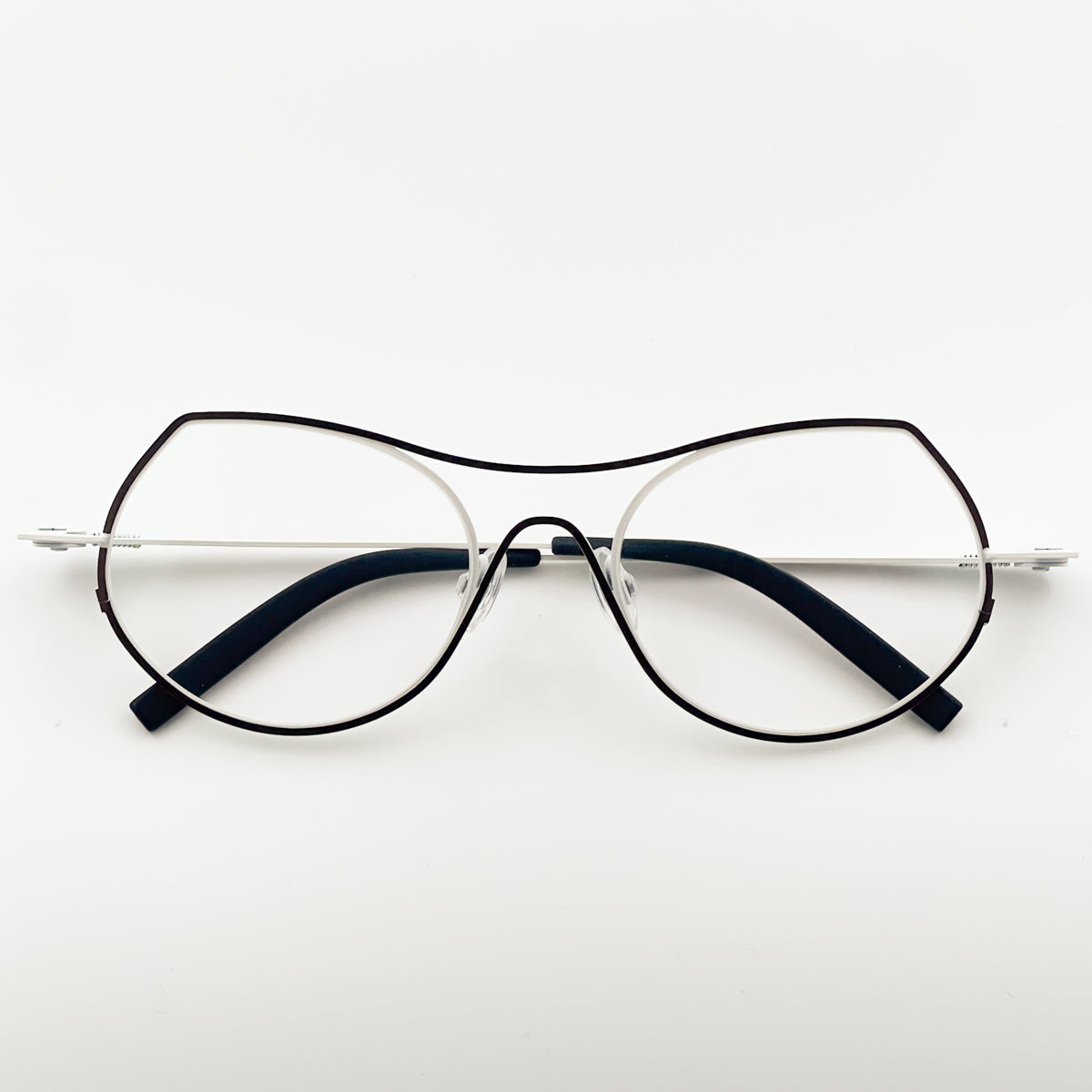 Theo Isobath occhiali da vista da donna bianco nero