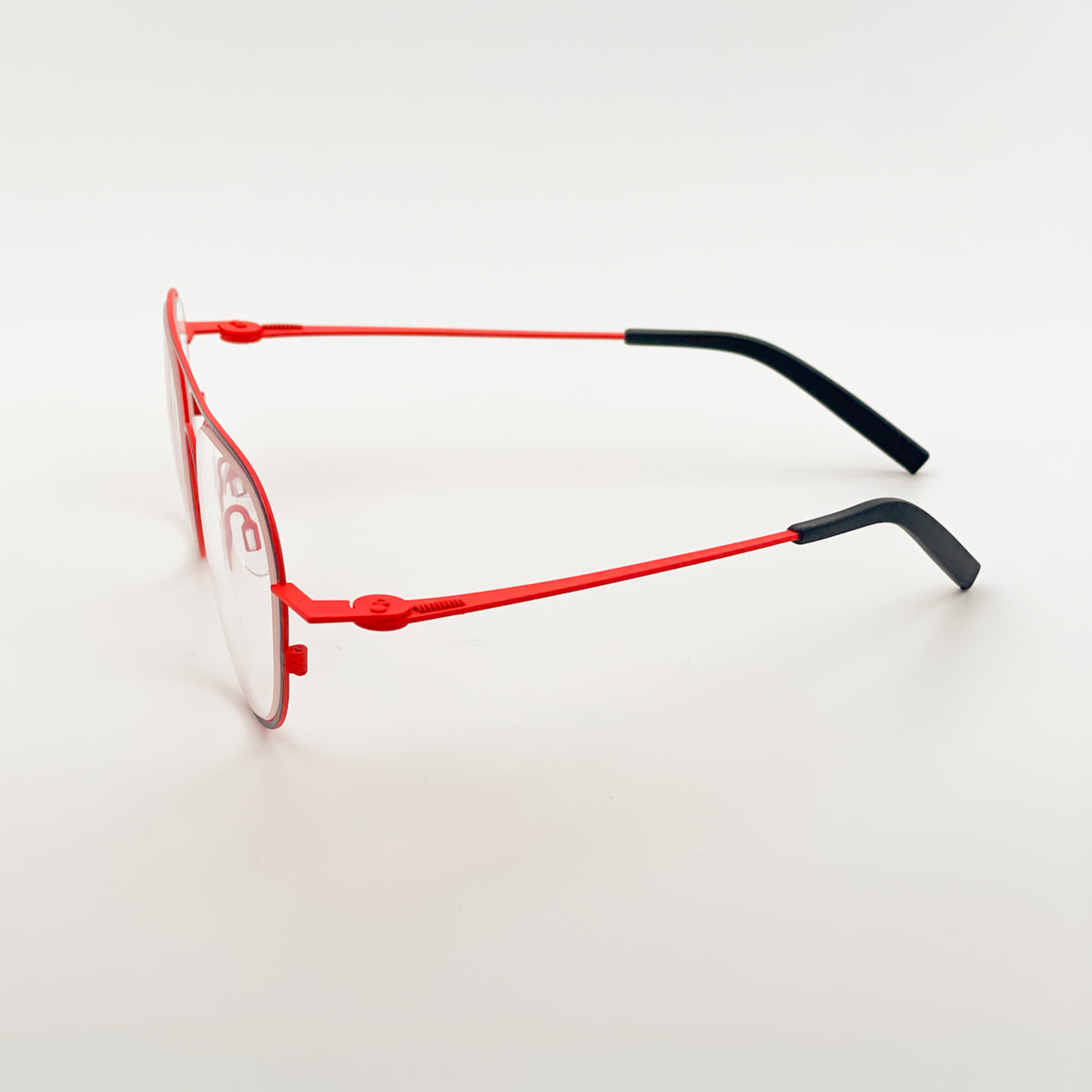 Theo unisex Isohypse acciaio ultraleggero occhiale vista arancione