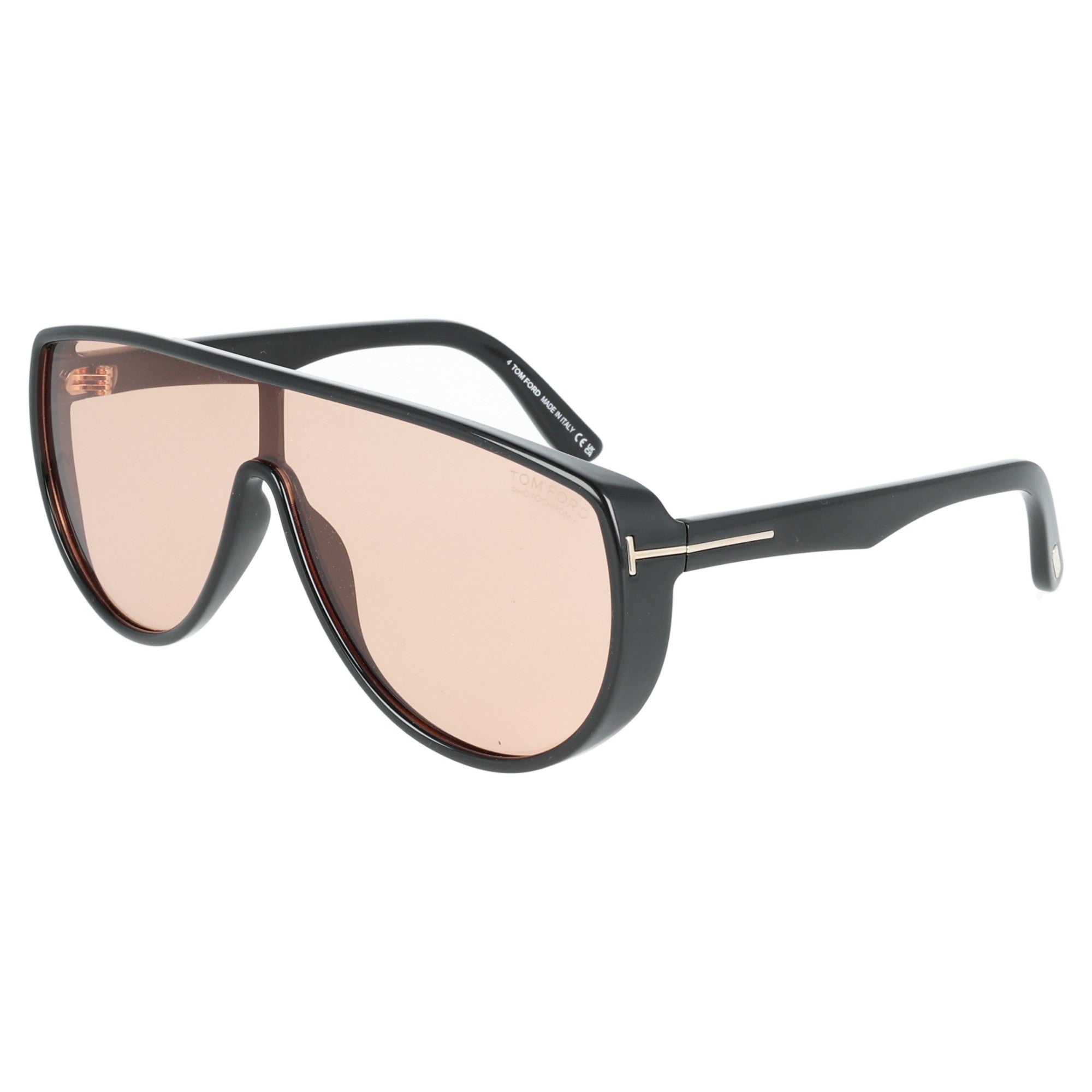 Tom Ford | Achilles TF1182 05E occhiali da sole aviator unisex Nero con lenti marroni