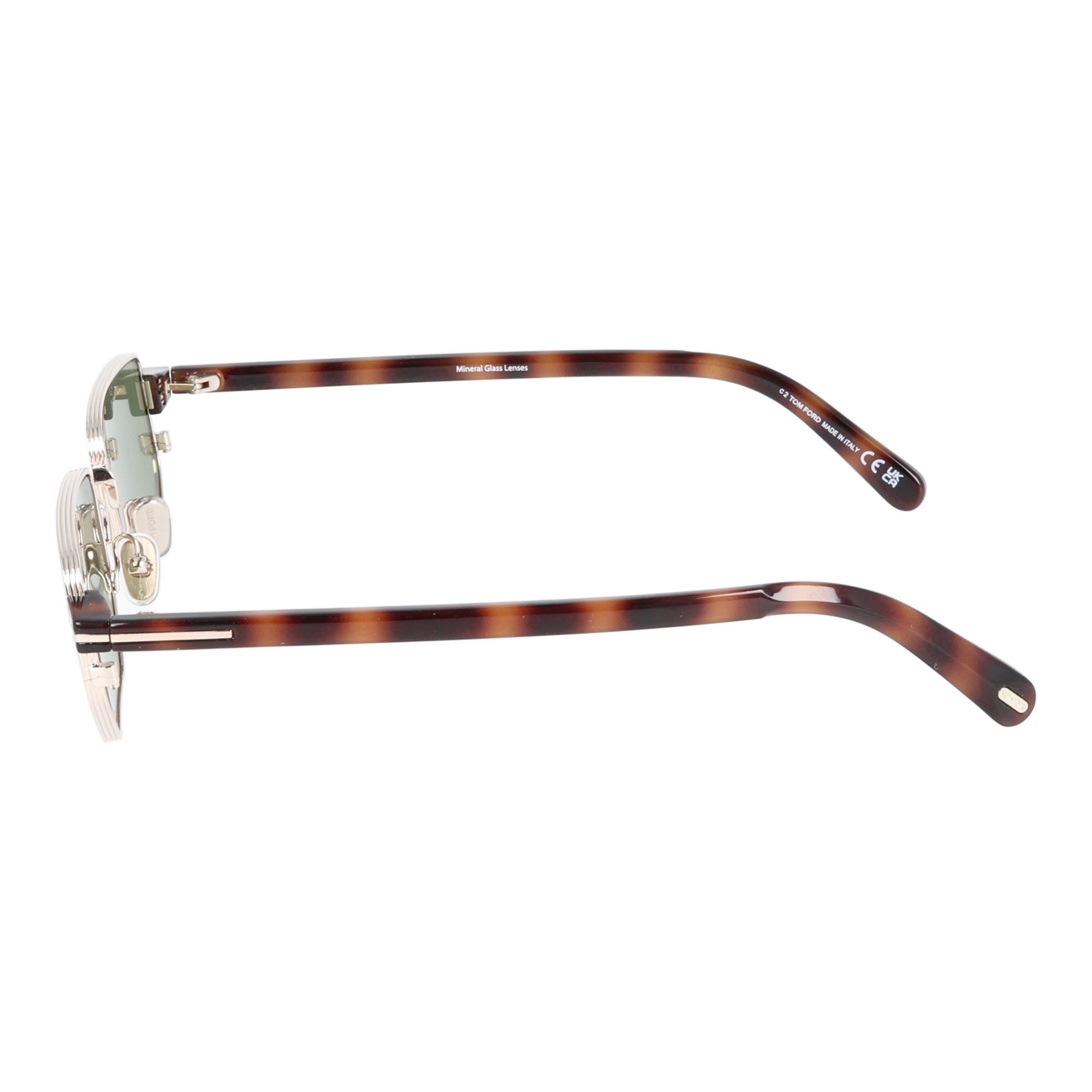 Tom Ford | FT1360 occhiali da sole uomo Lenti minerali liam 02 Metallo dorato