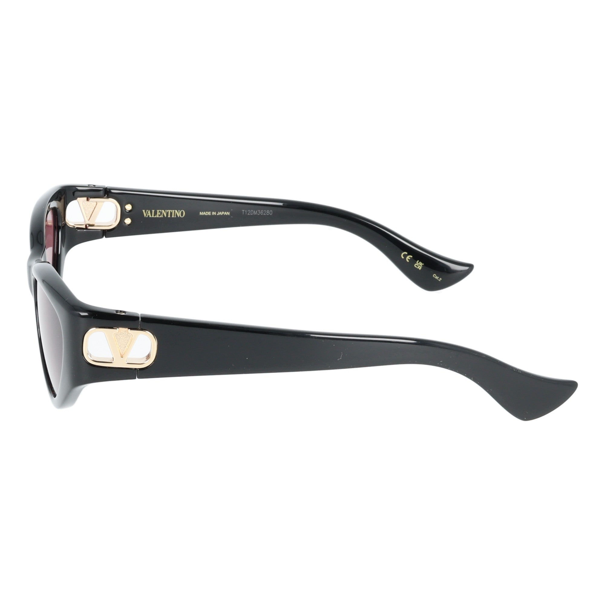 Valentino | VG0014S 002 occhiali da sole cat-eye Nero con lente rosa