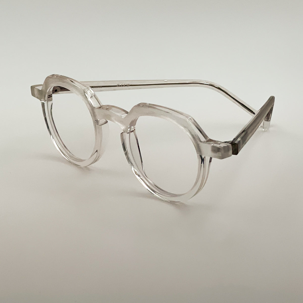 Theo | Common ostrich - Grigio / Rosso / Bianco trasparente