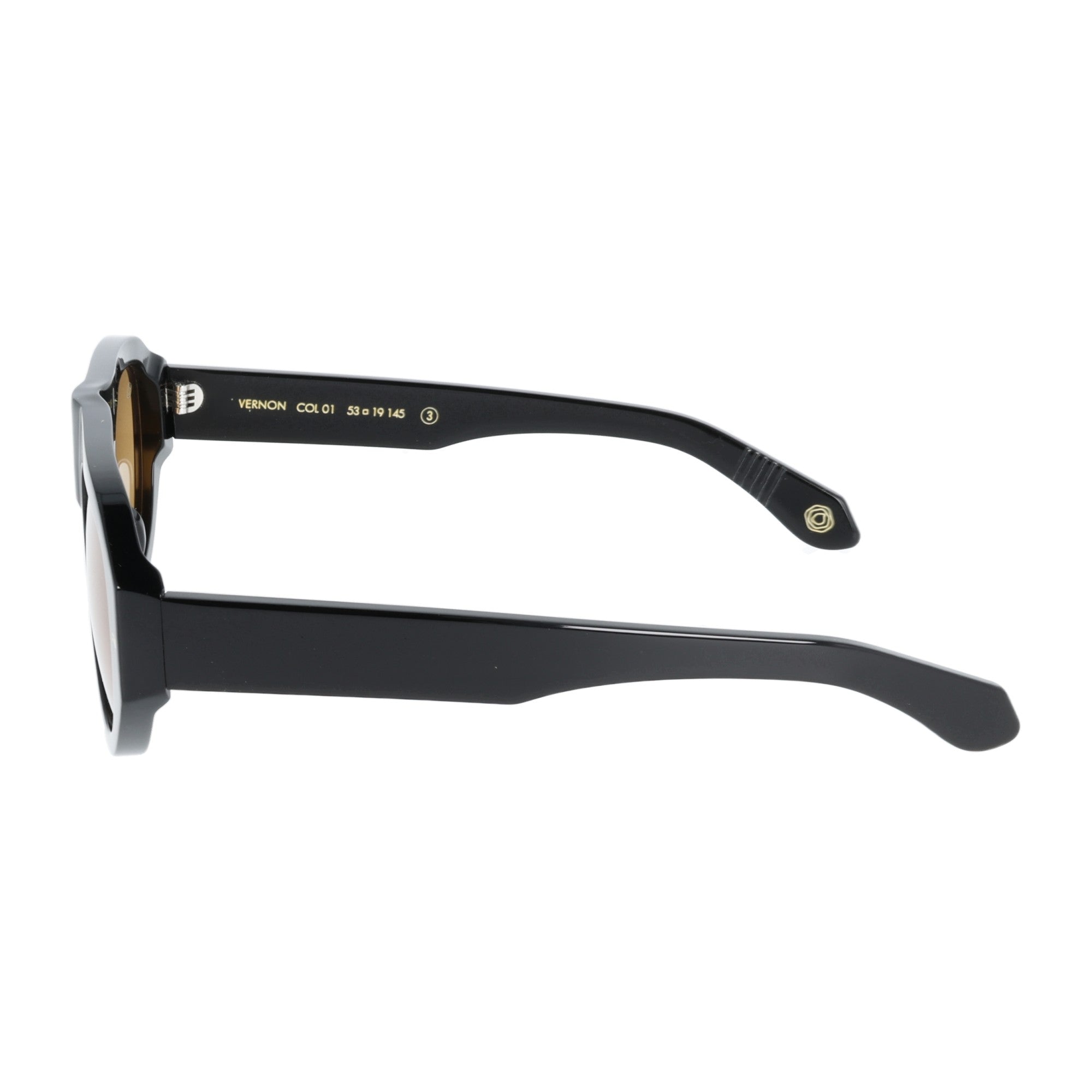 occhiali da sole da donna Vernon Kyme nero lenti gialle wayfare