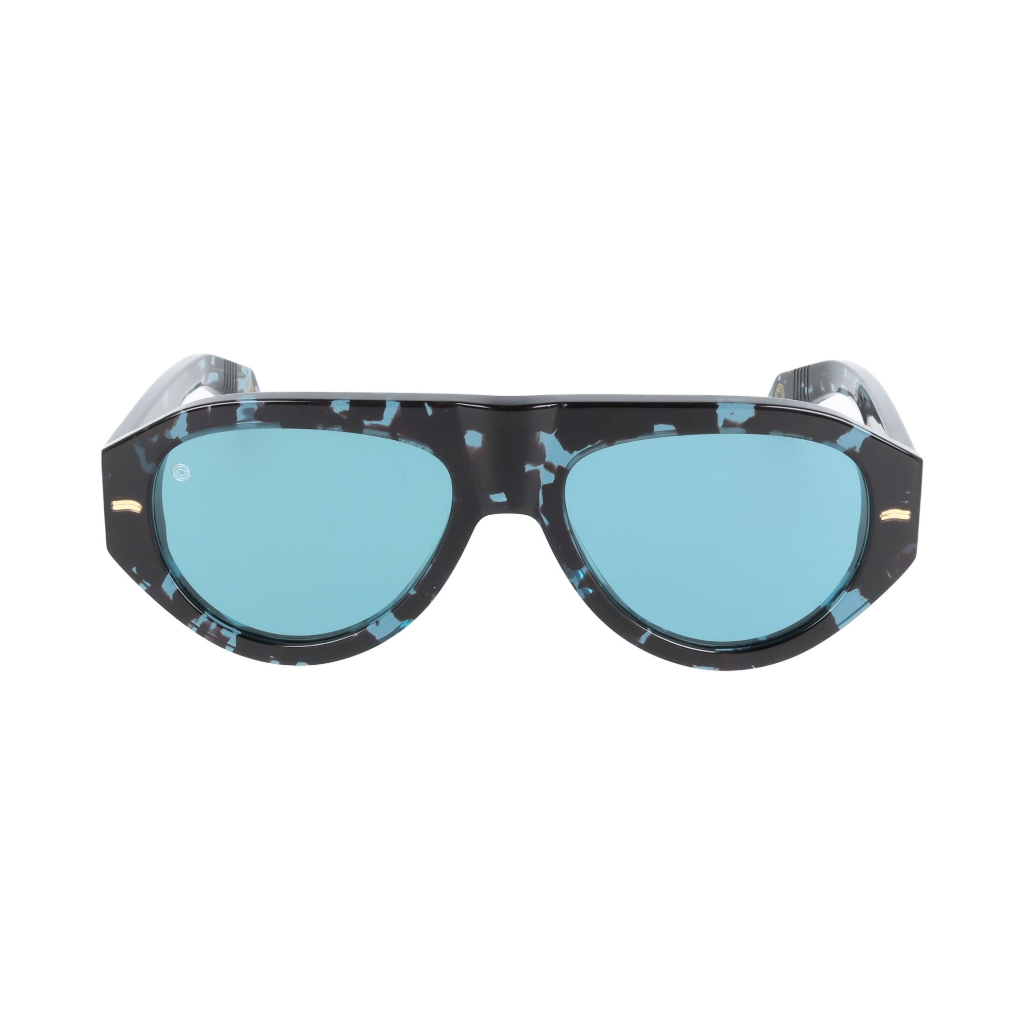 occhiali da sole da donna Vernon Kyme tartarugato blu lenti wayfare