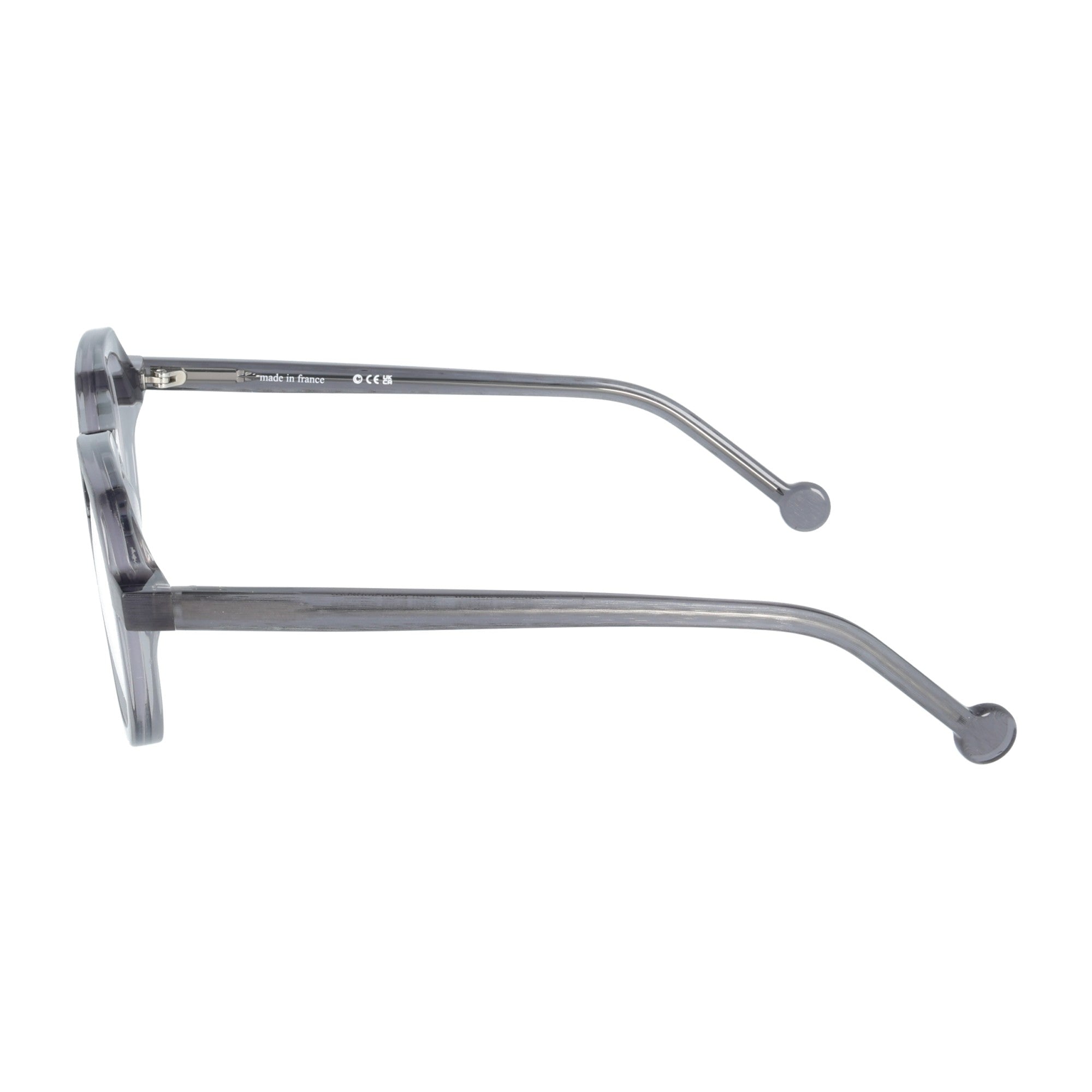 Theo | Common ostrich - Grey / Red / Transparent white