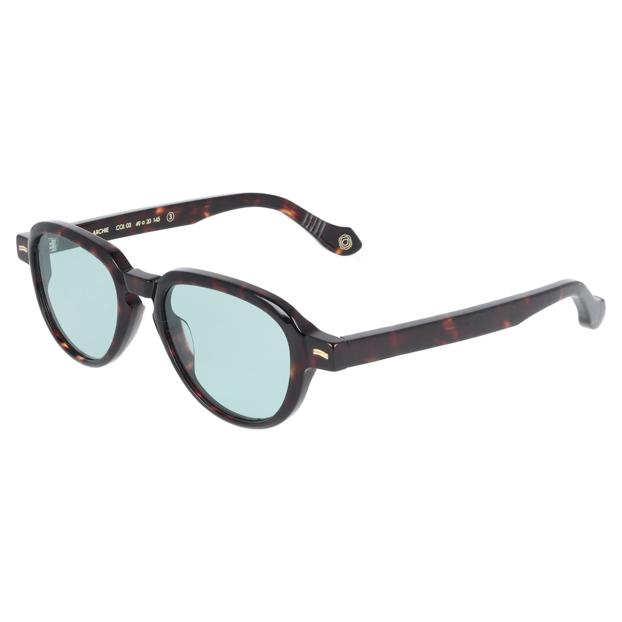 Kyme | Archie - Nero / Tartarugato caldo / Celeste / Nero lenti azzurre