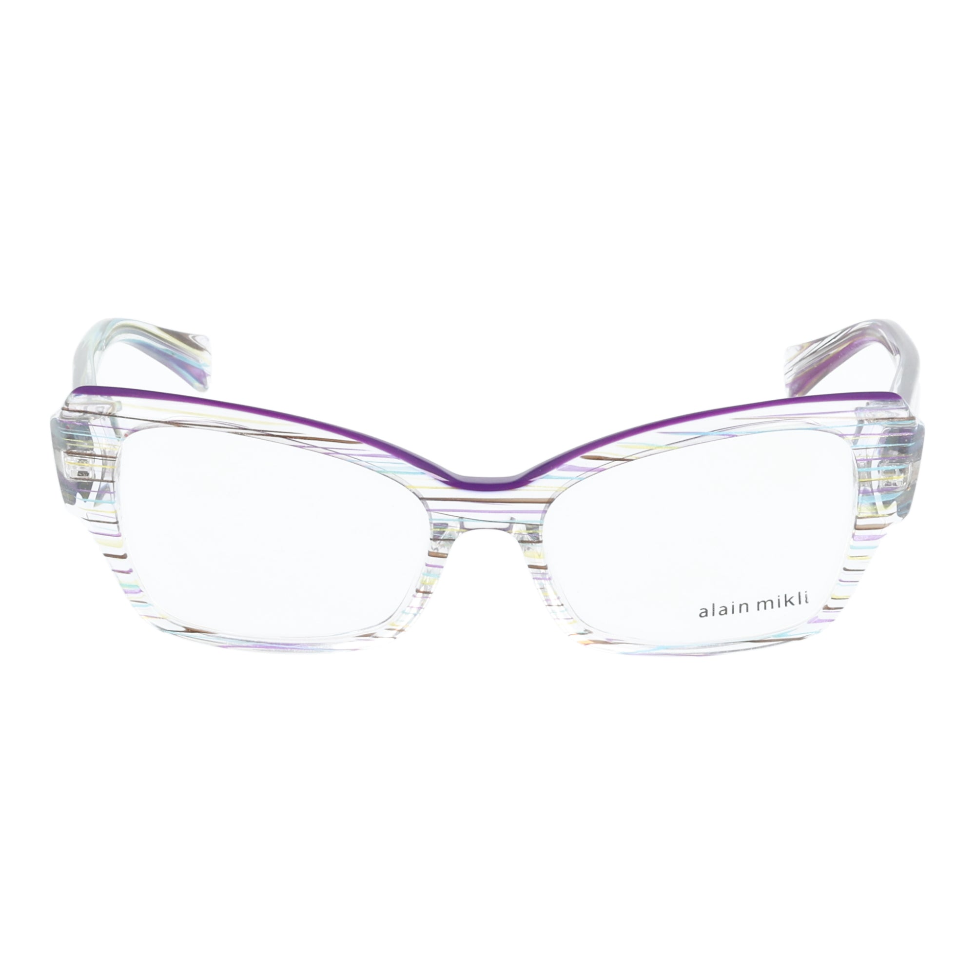Alain Mikli | A03036 BOI1 occhiali da vista donna Bianco trasparente e multi-colore