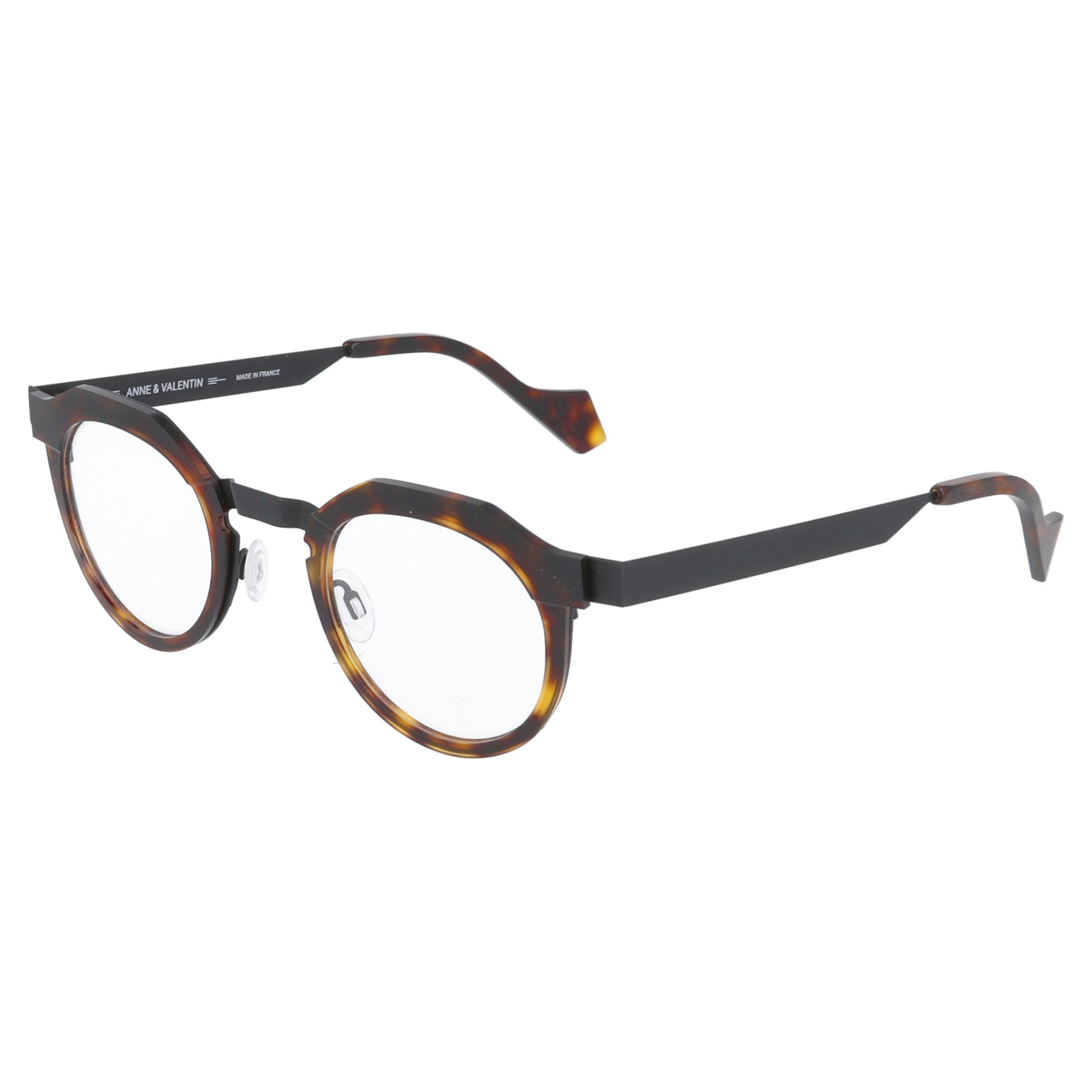Anne & Valentin | Orson occhiale da vista in metallo unisex Havana 