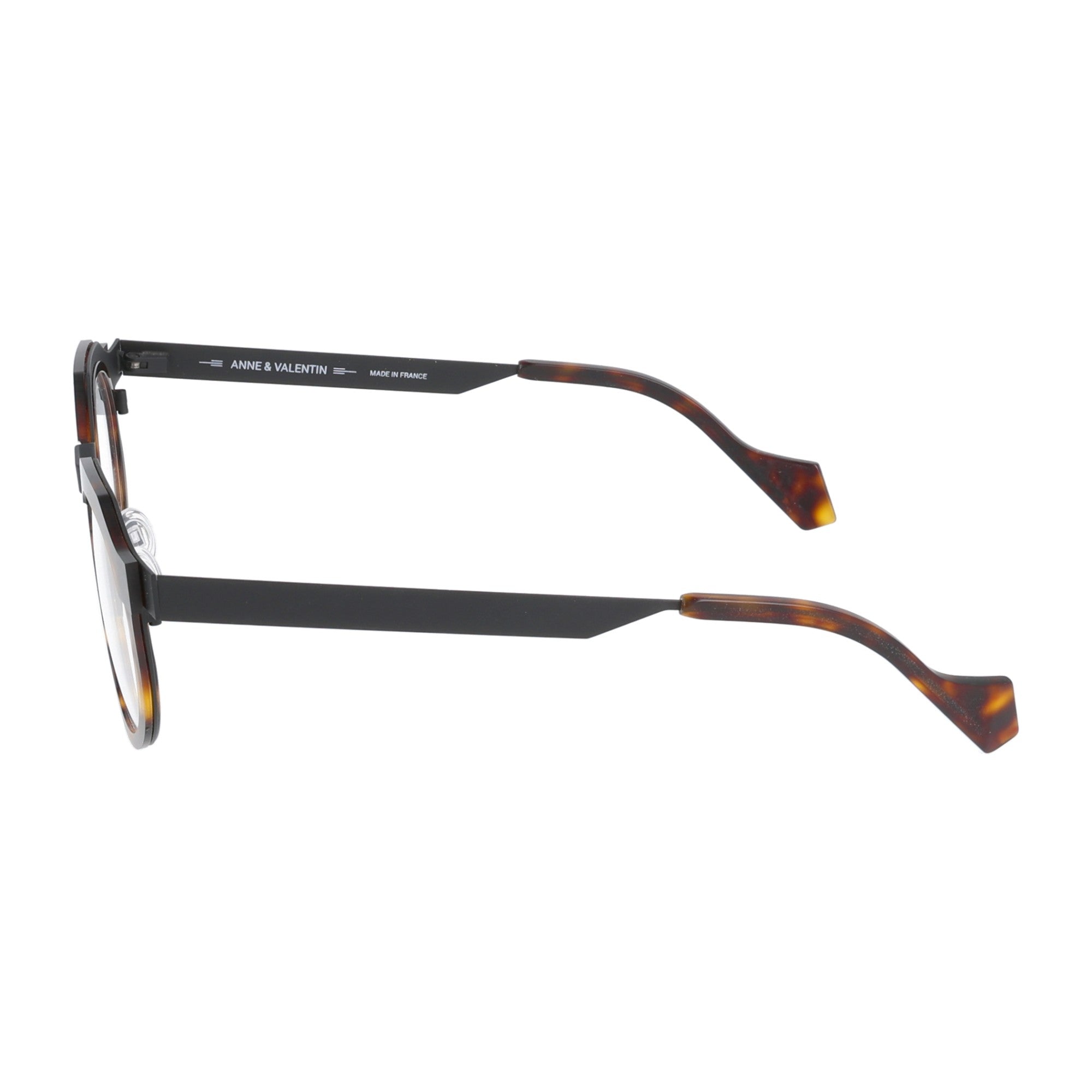 Anne & Valentin | Orson occhiale da vista in metallo unisex Havana 