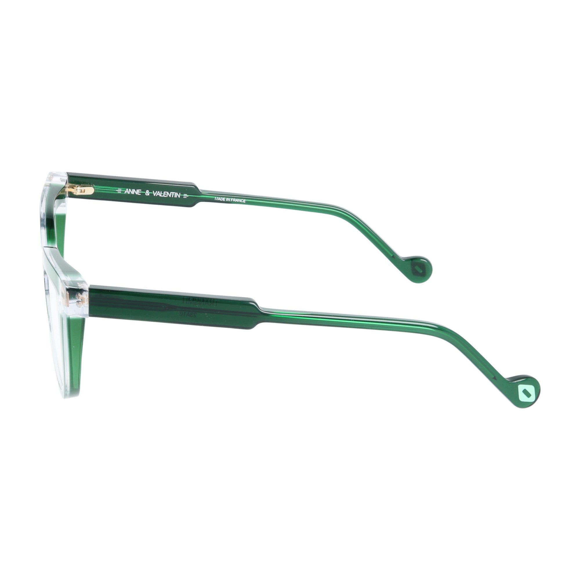 Anne et Valentin | Transmit occhiale da vista donna cateye Verde / Nero