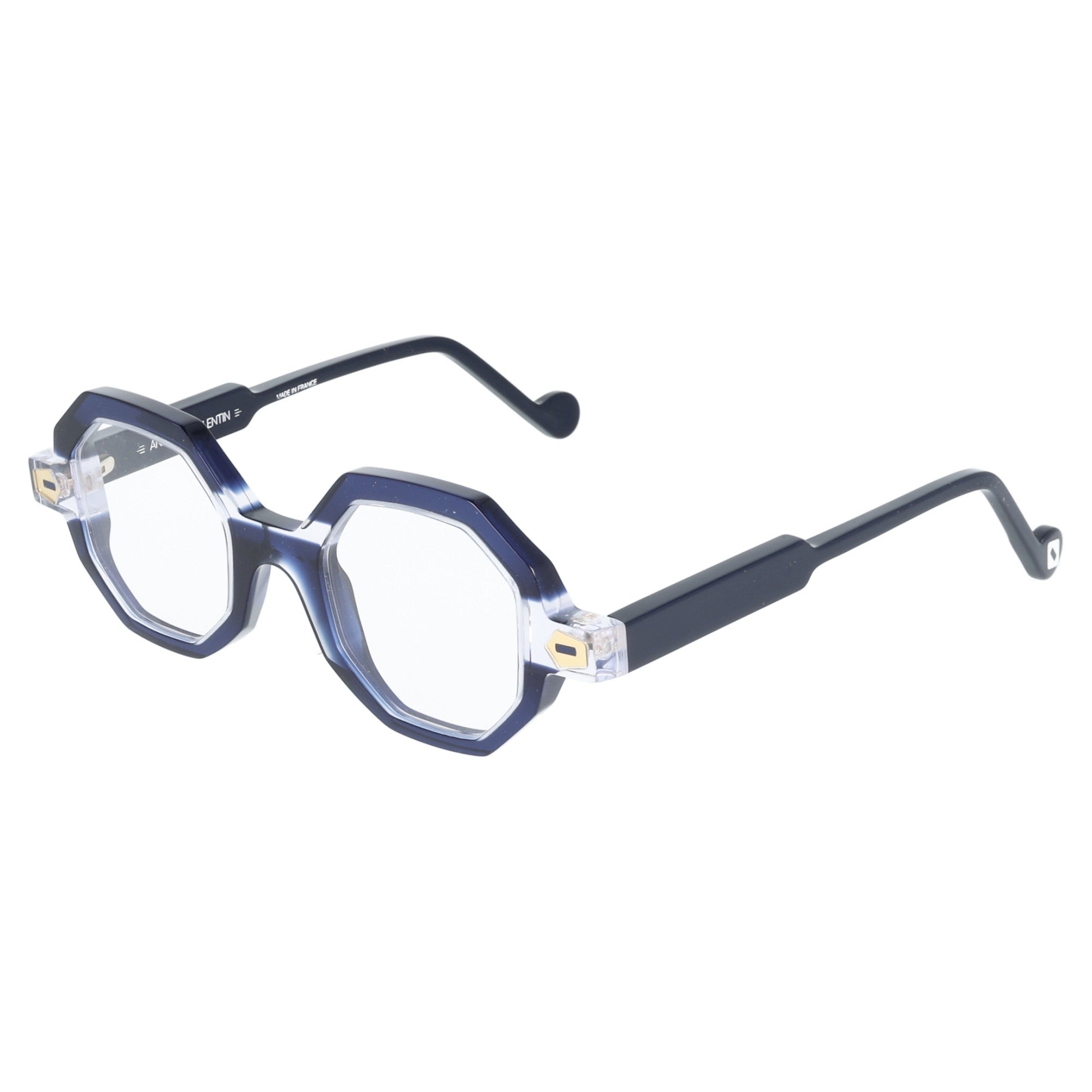 Anne et Valentin | Transpose  21C02 occhiale da vista unisex Blu e Trasparente