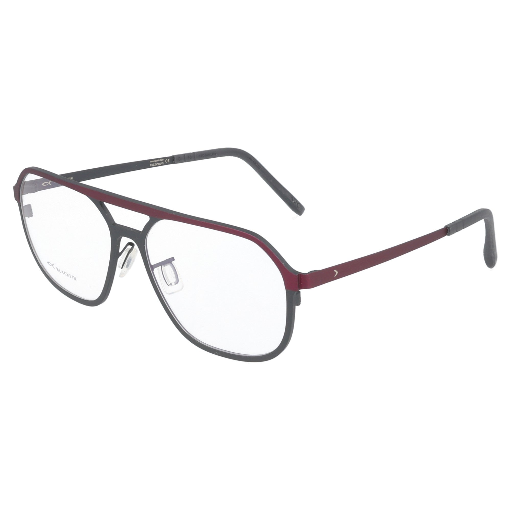 Blackfin | Lopez BF1105 col. 1874 occhiale da vista da uomo titanio Magenta Grigio