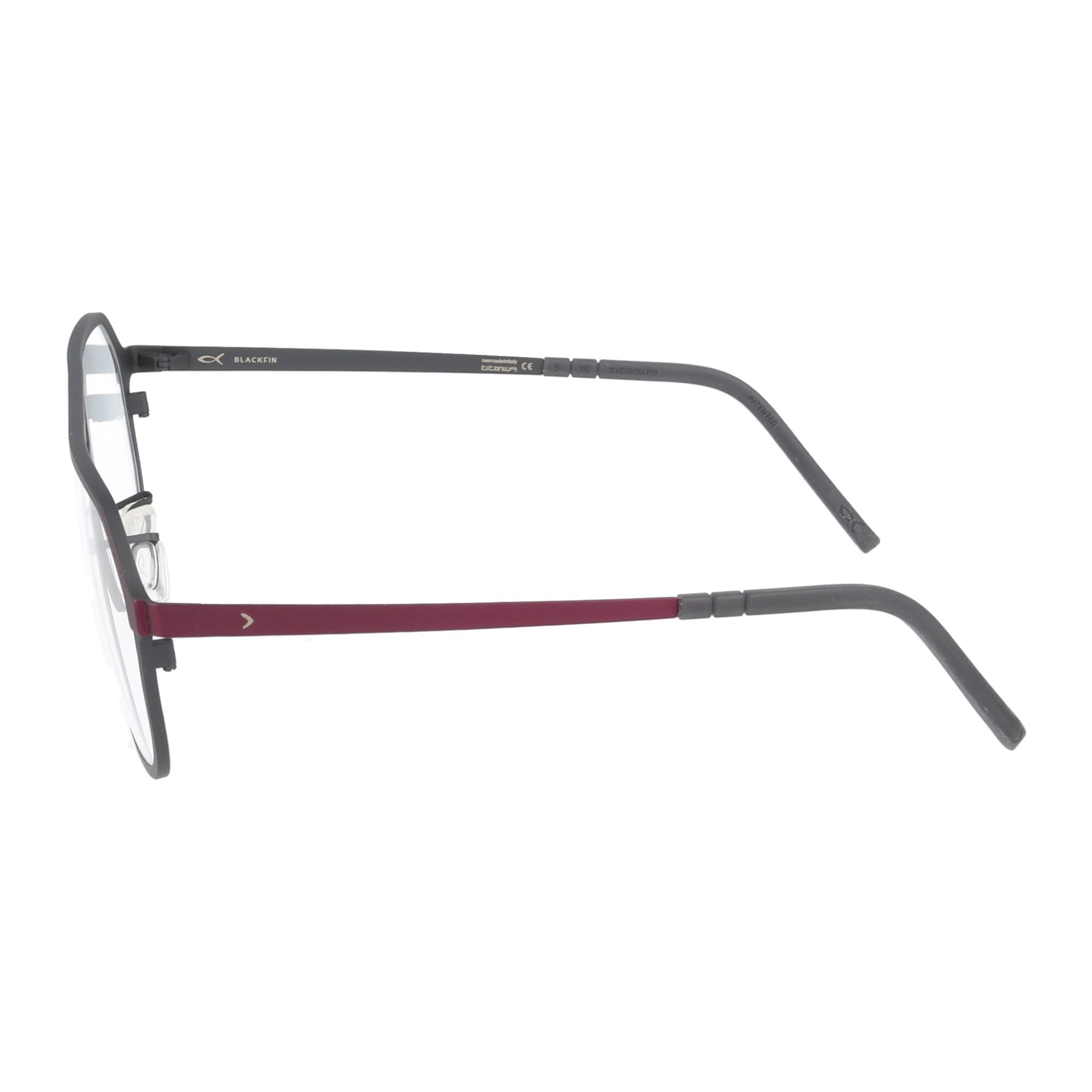 Blackfin | Lopez BF1105 col. 1874 occhiale da vista da uomo titanio Magenta Grigio