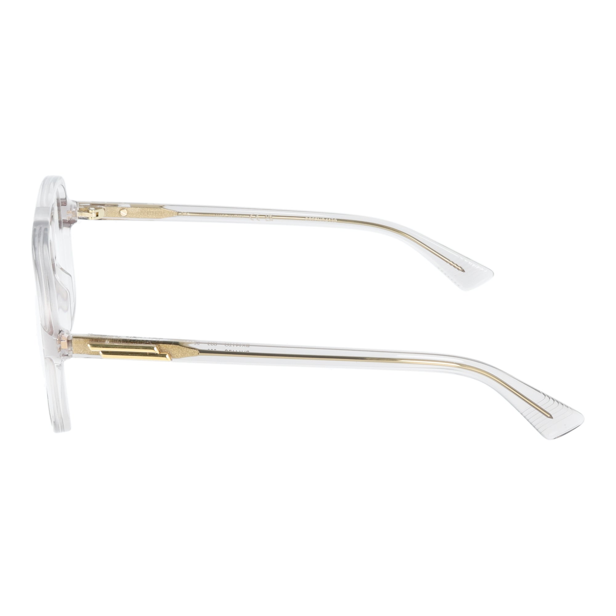 Bottega Veneta | BV1417O occhiale da vista unisex aviator Bianco trasparente