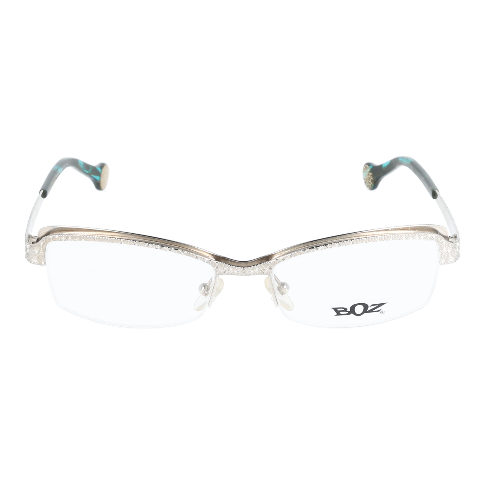 Boz Eyewear | Violet 1010 occhiali da vista in Metallo grigio & Verde