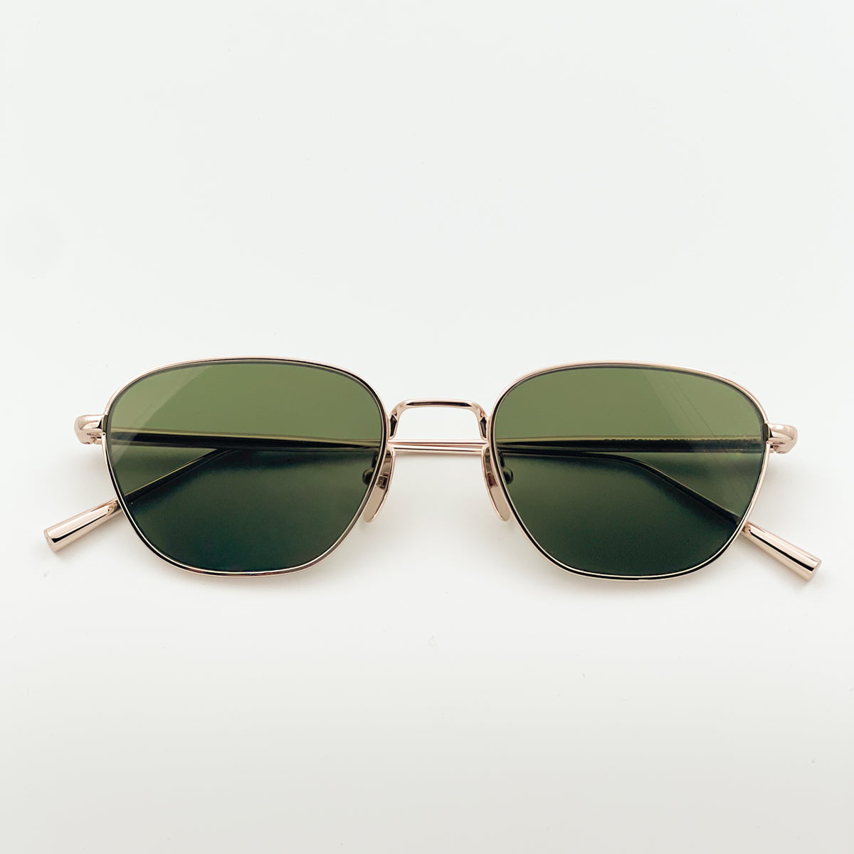 CHIMI Polygon Soft Gold / Green occhiali da sole uomo 