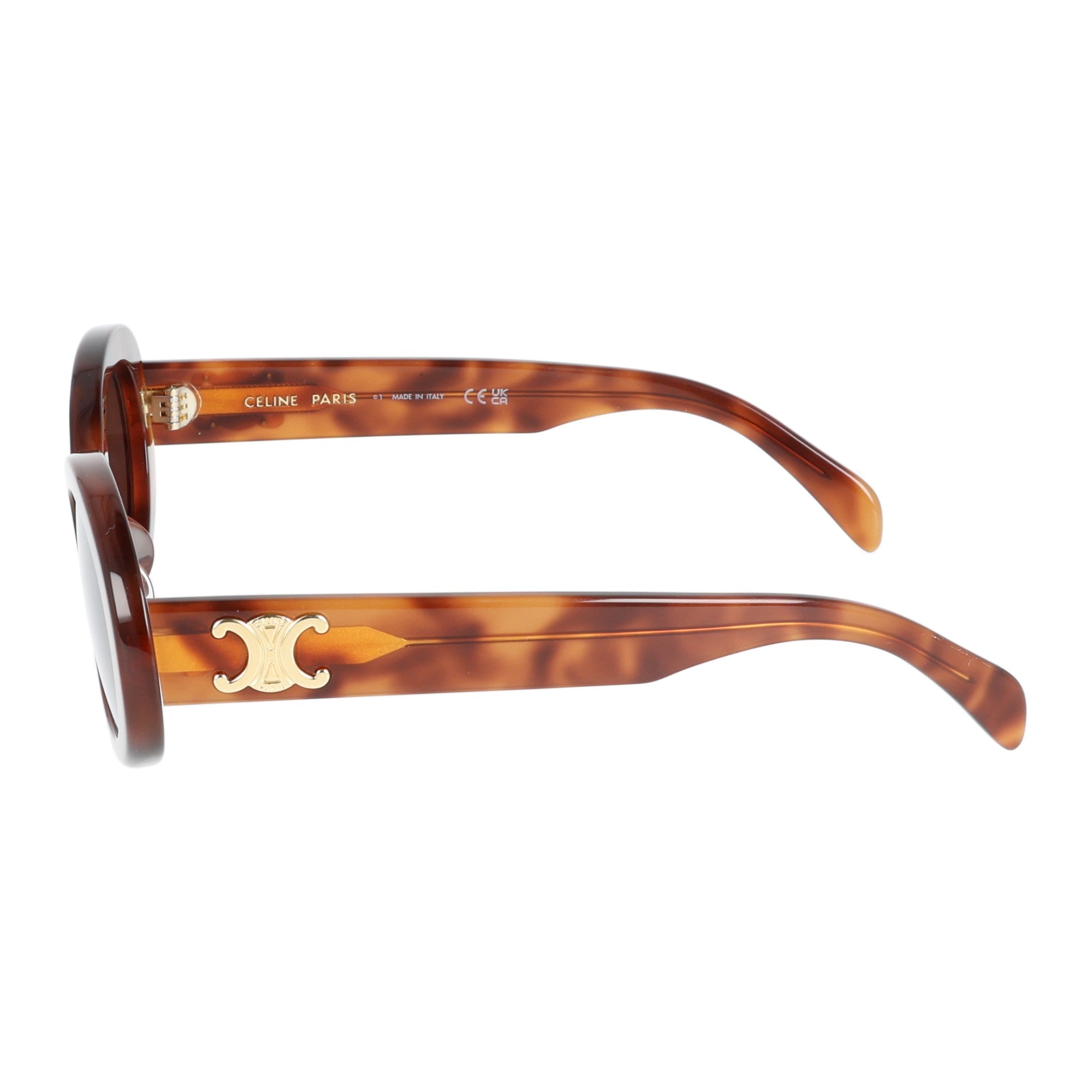 Celine | CL40194U 01A occhiali da sole donna tartarugato caldo laterale