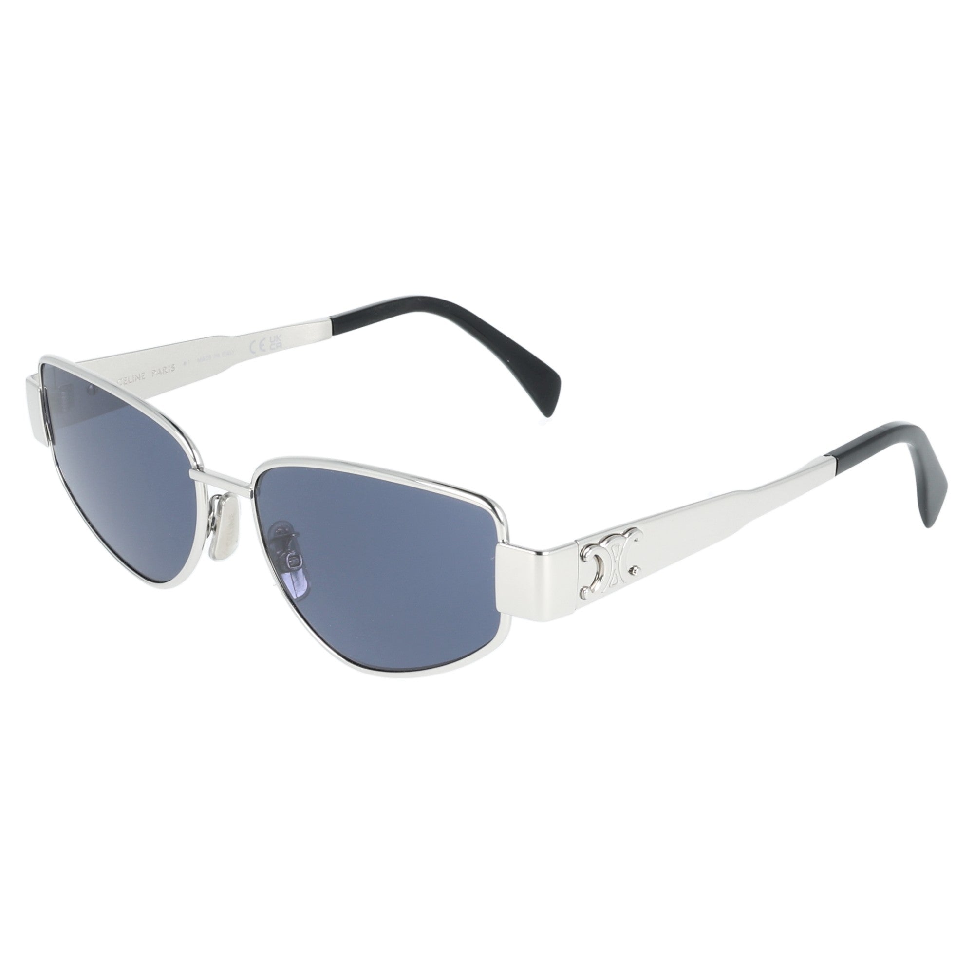 Celine | CL40293U 16V occhiale da sole in metallo Argento cateye