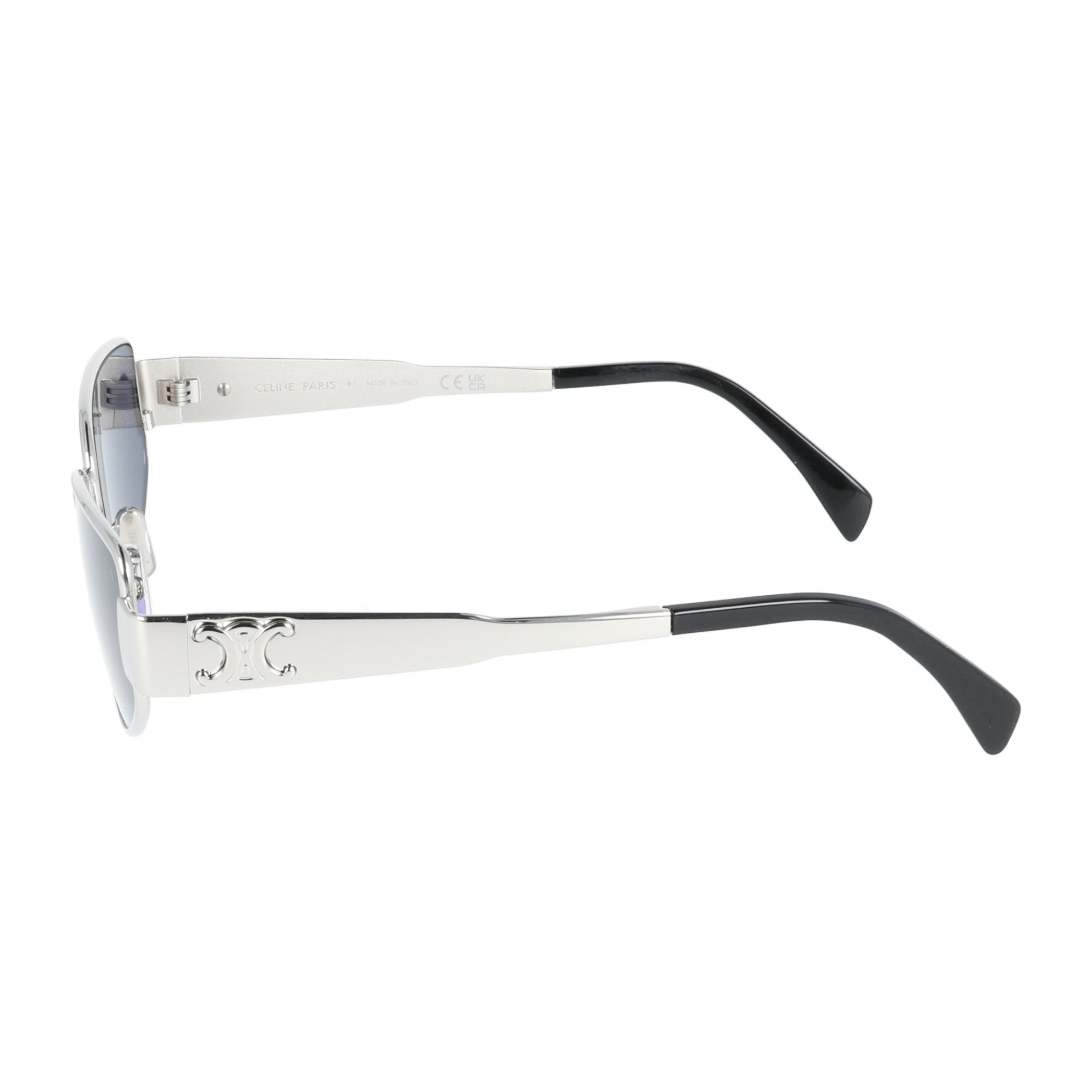 Celine | CL40293U 16V occhiale da sole in metallo Argento cateye