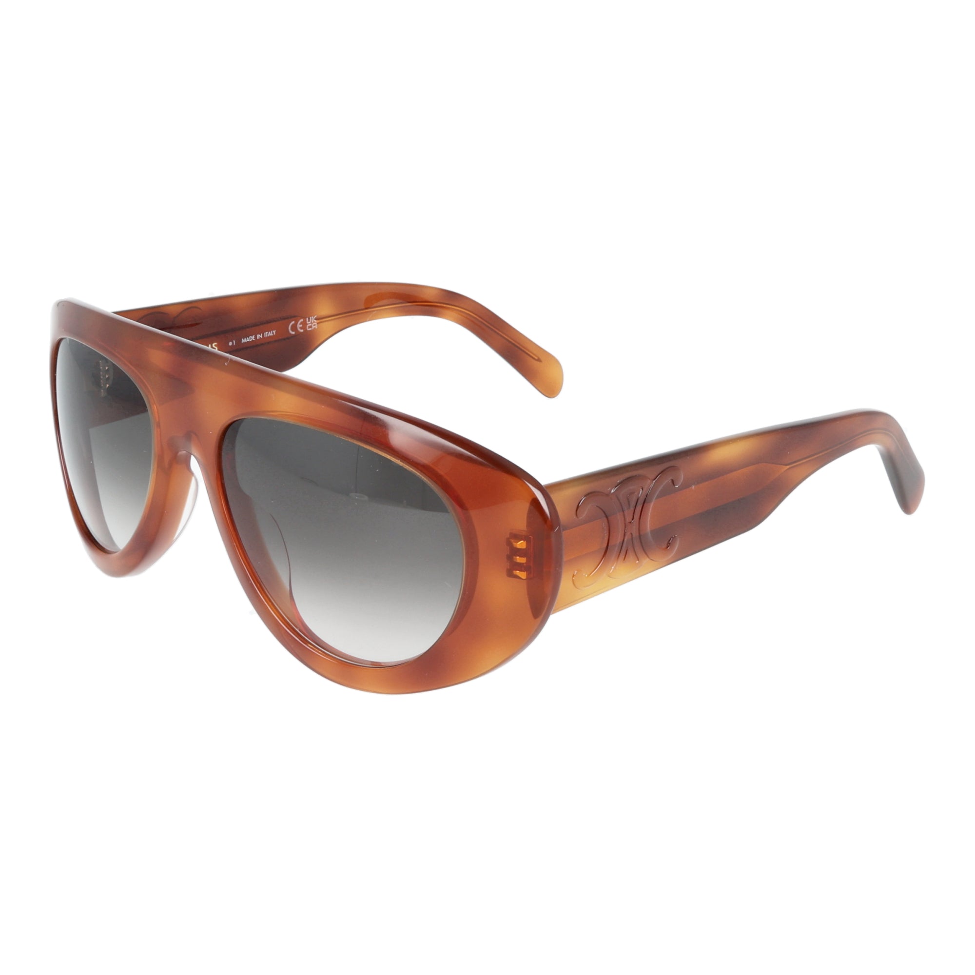 Celine | CL40340U 01V occhiali da sole donna oversize tartarugato chiaro